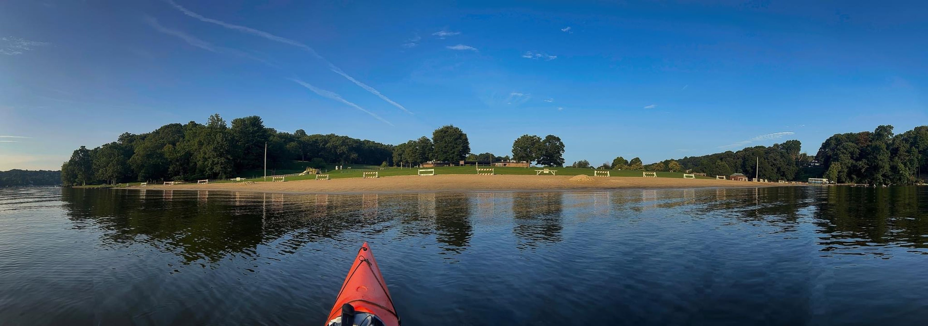 Waterview of State Park Beach