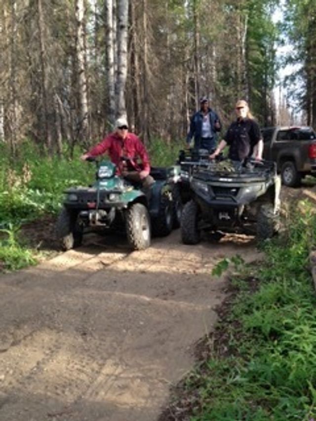 Testing the new trail