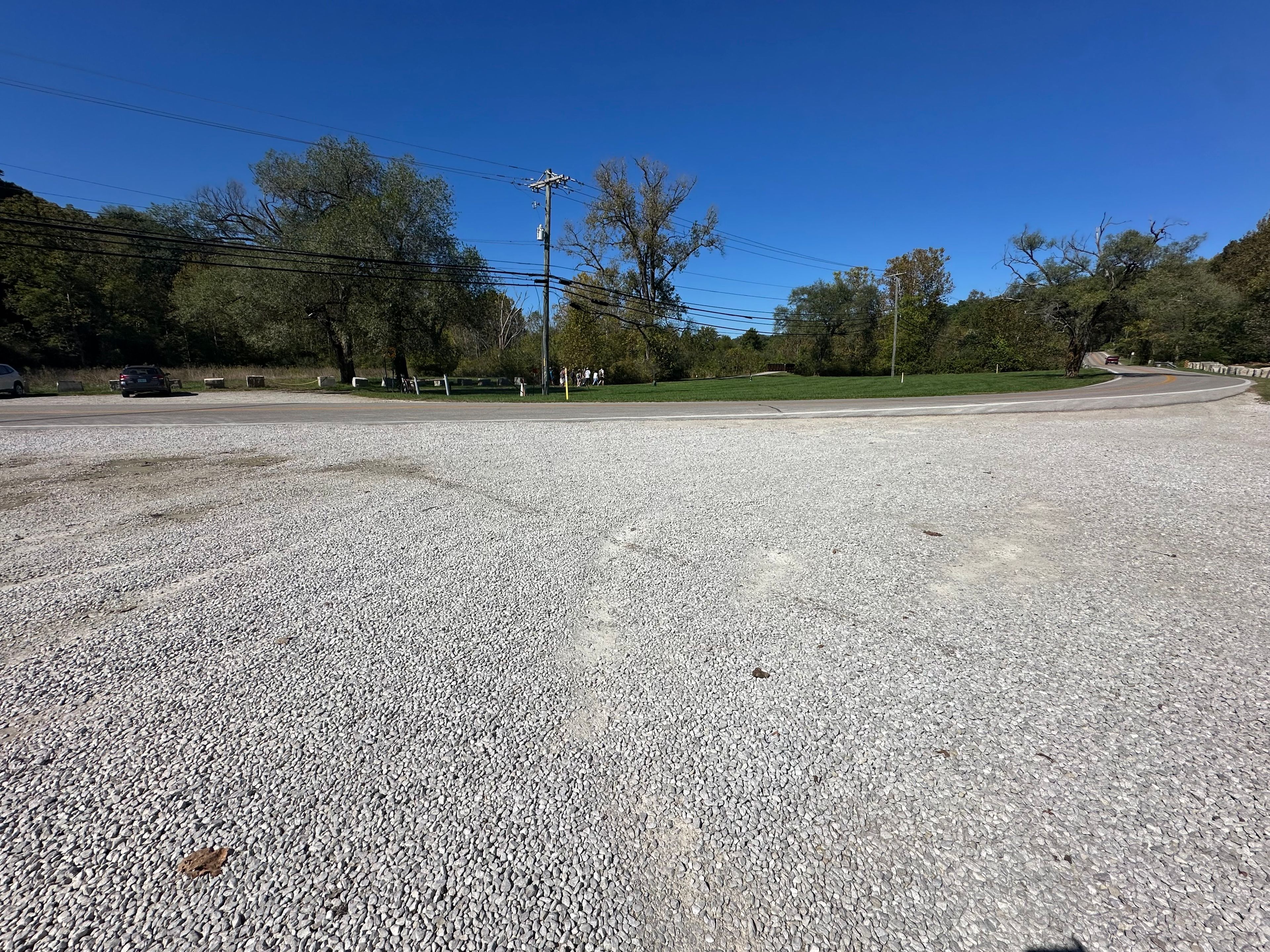 Griffy Lake Nature Preserve Parking Lot West