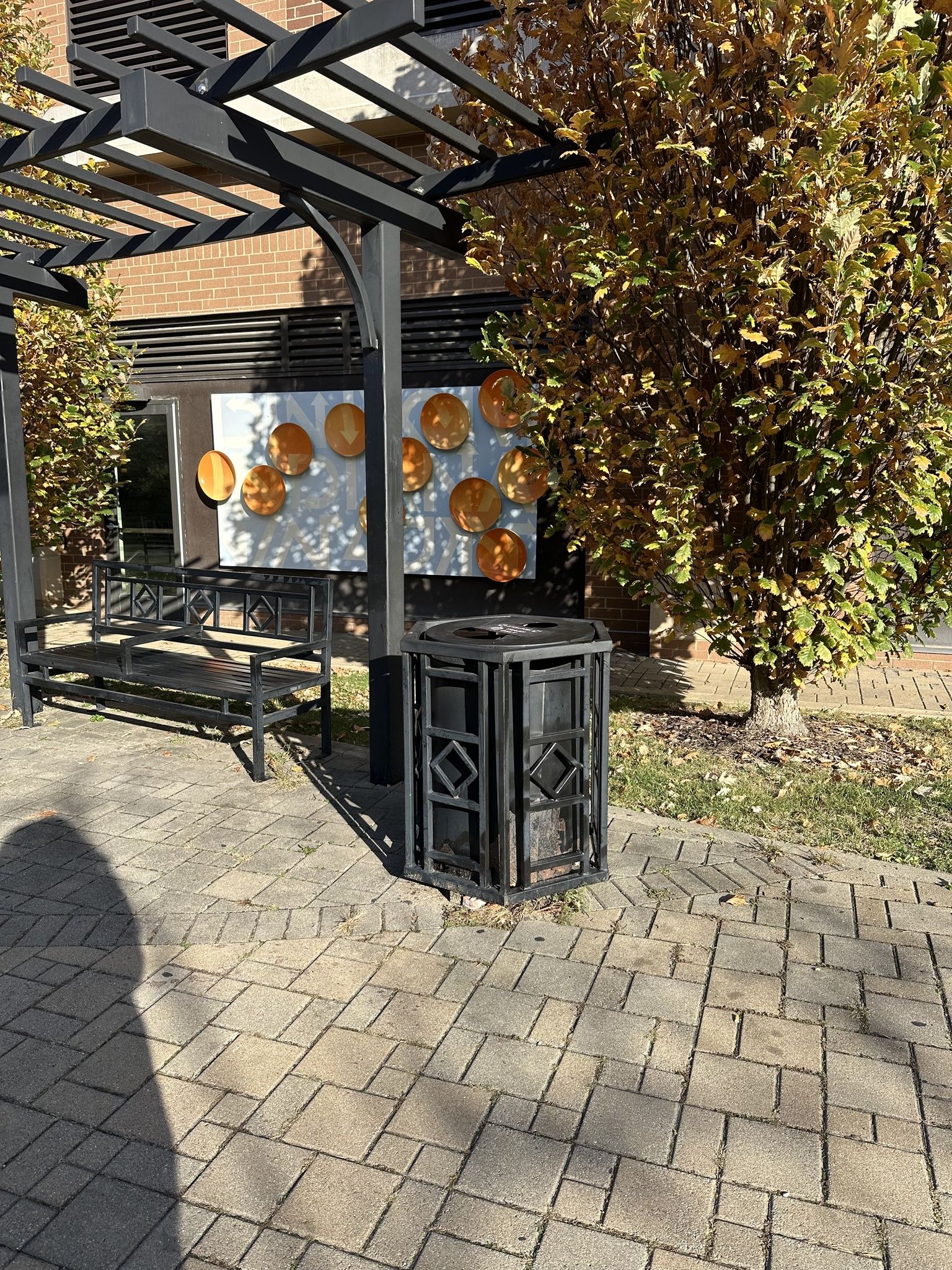 B-Line Waste Receptacle Near 4th Street