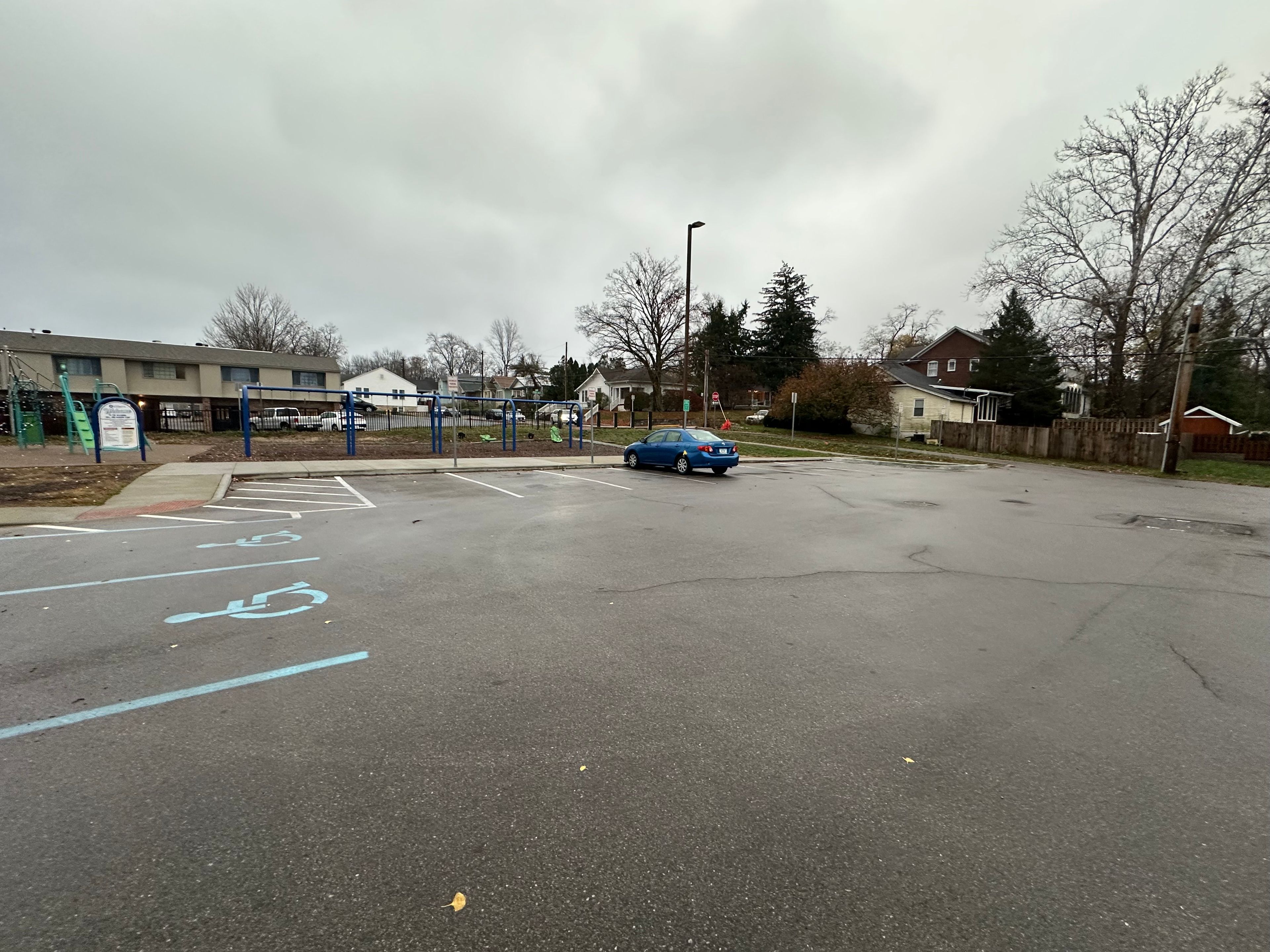 Parking Lot at Waldron Hill Buskirk Park