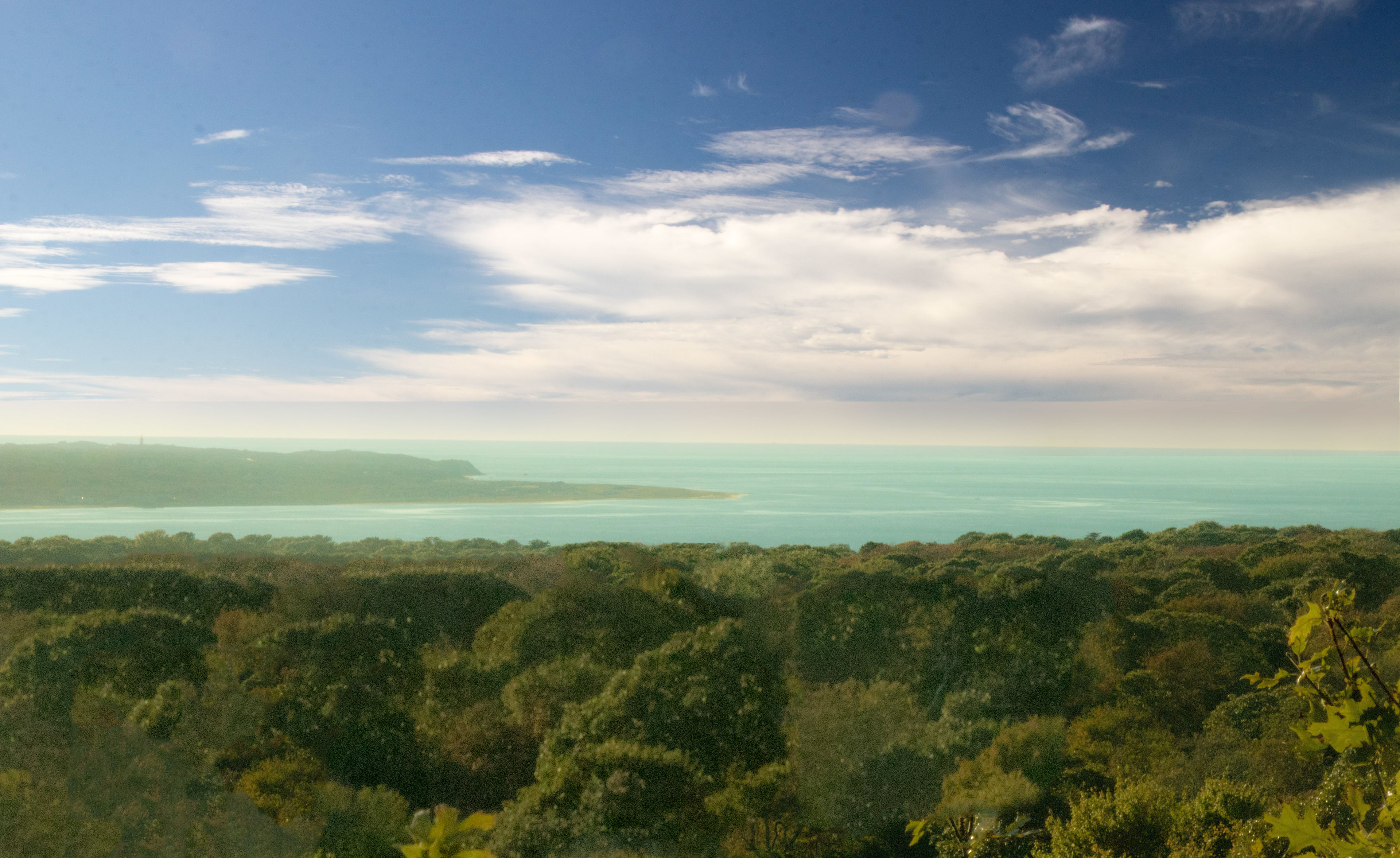 view to the ocean