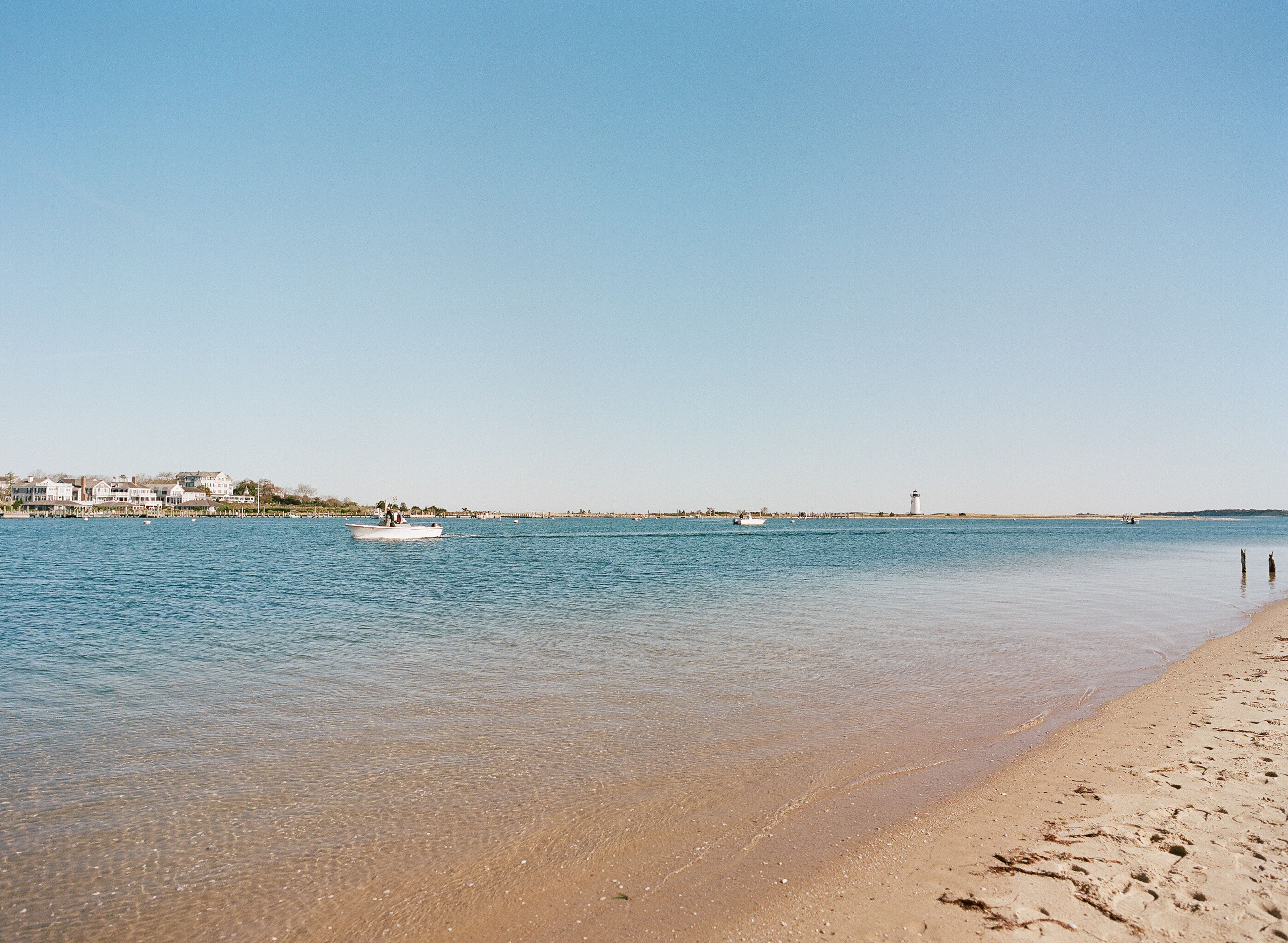 view towards lighthouse