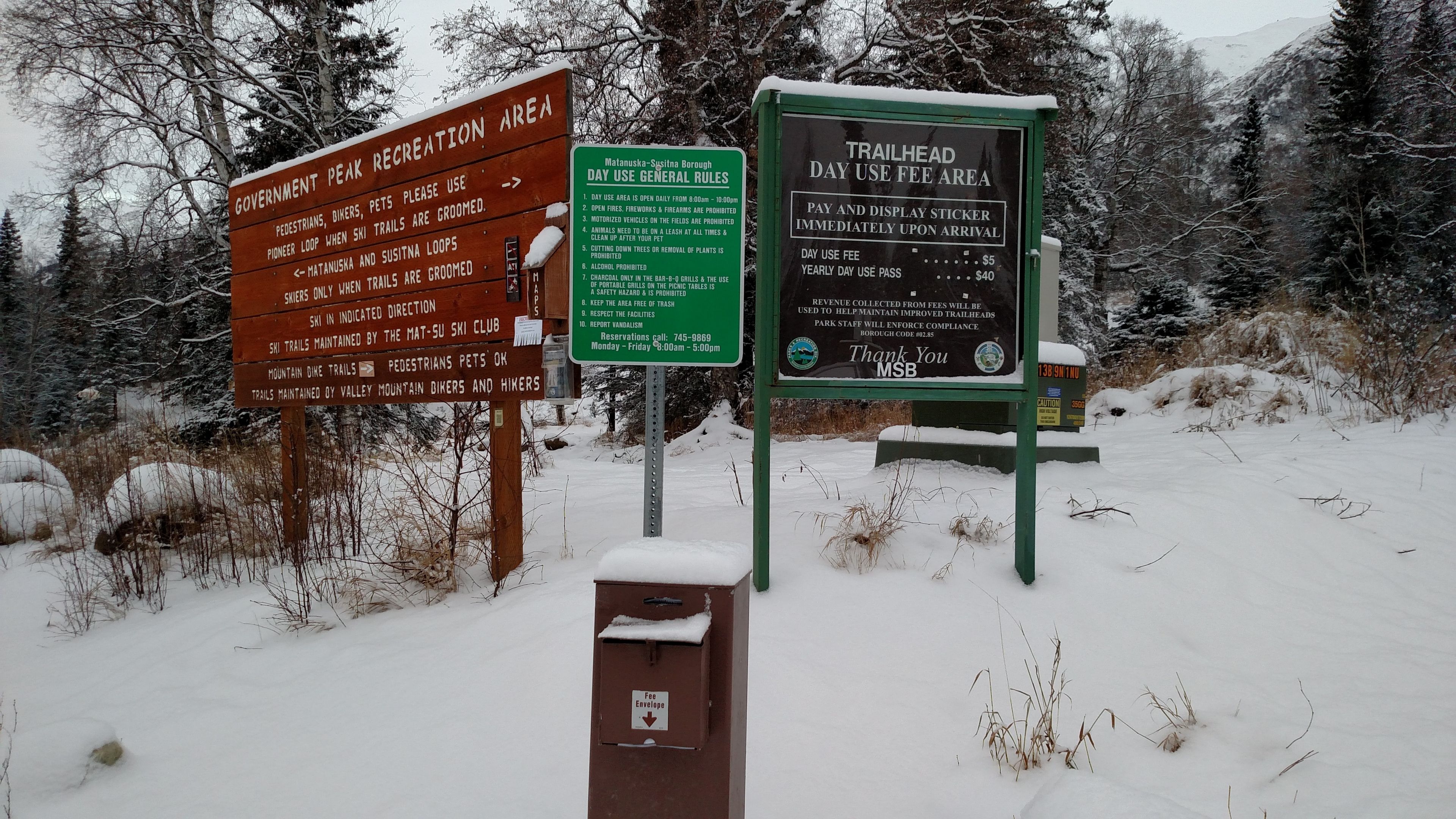 GPRA Trailhead Winter