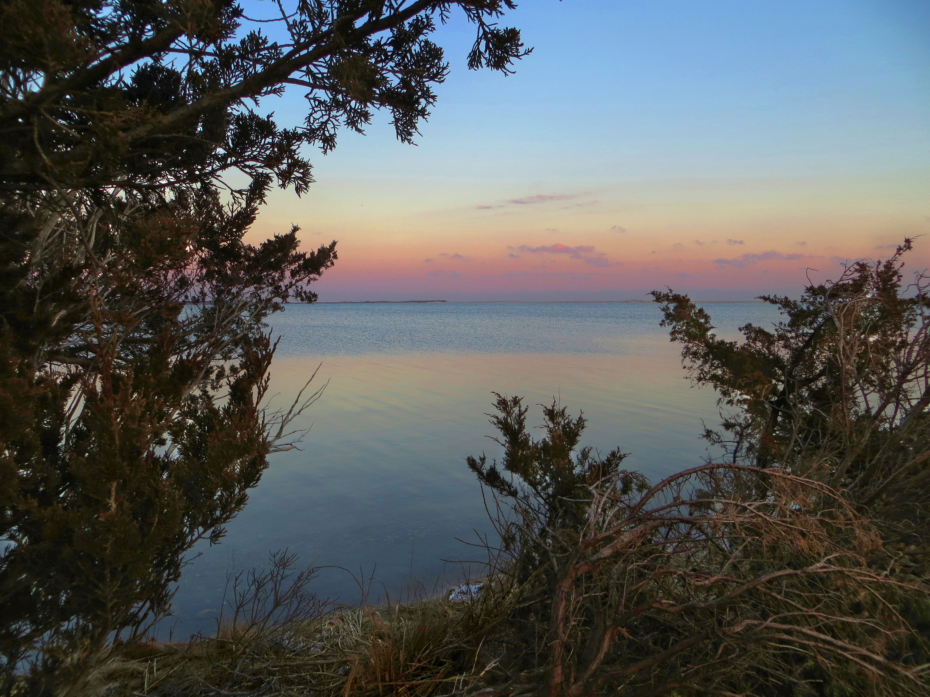 view towards beach