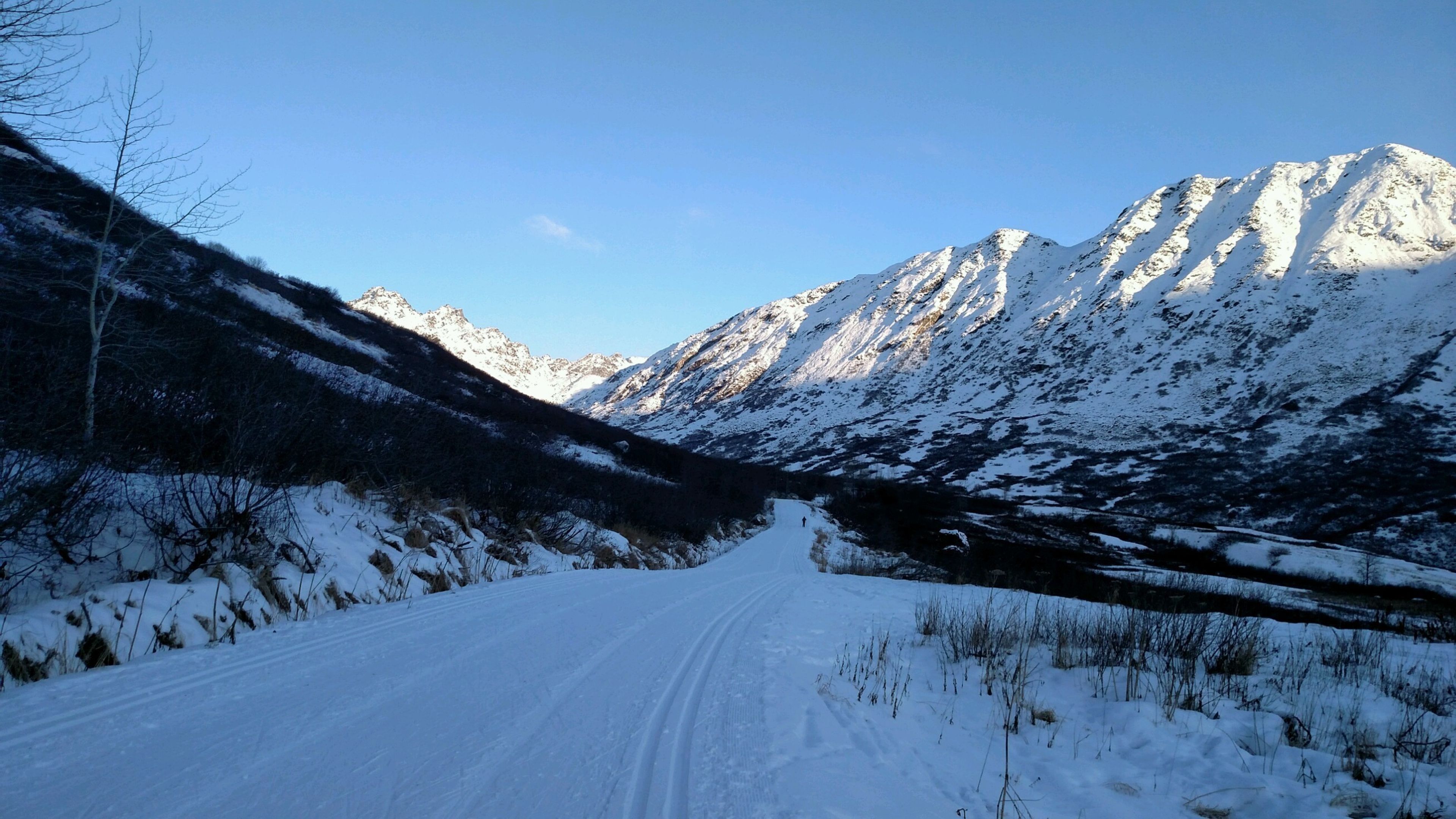 Winter skiing on Archangel