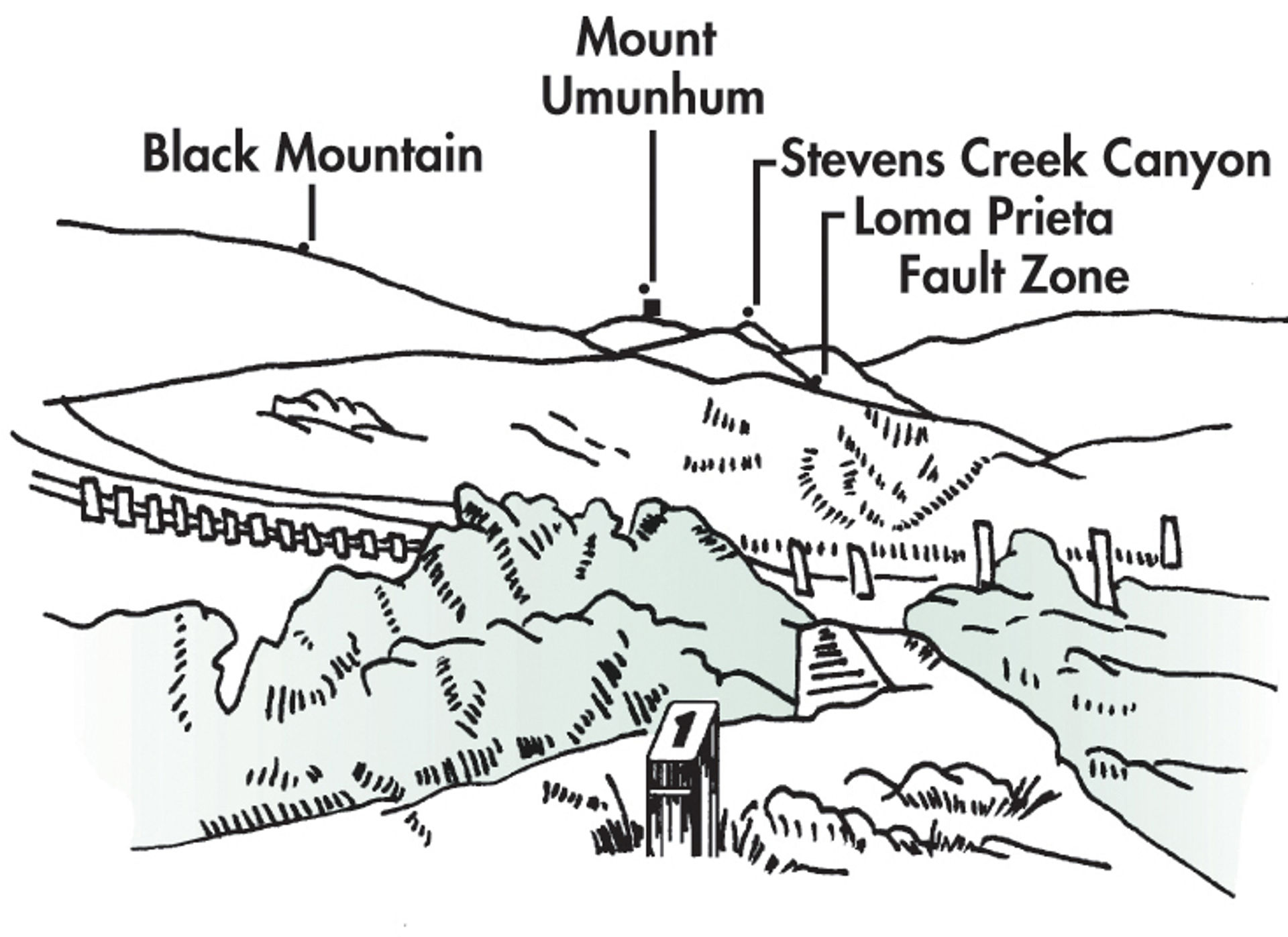 Loma Prieta, 23 miles away, on the American Plate