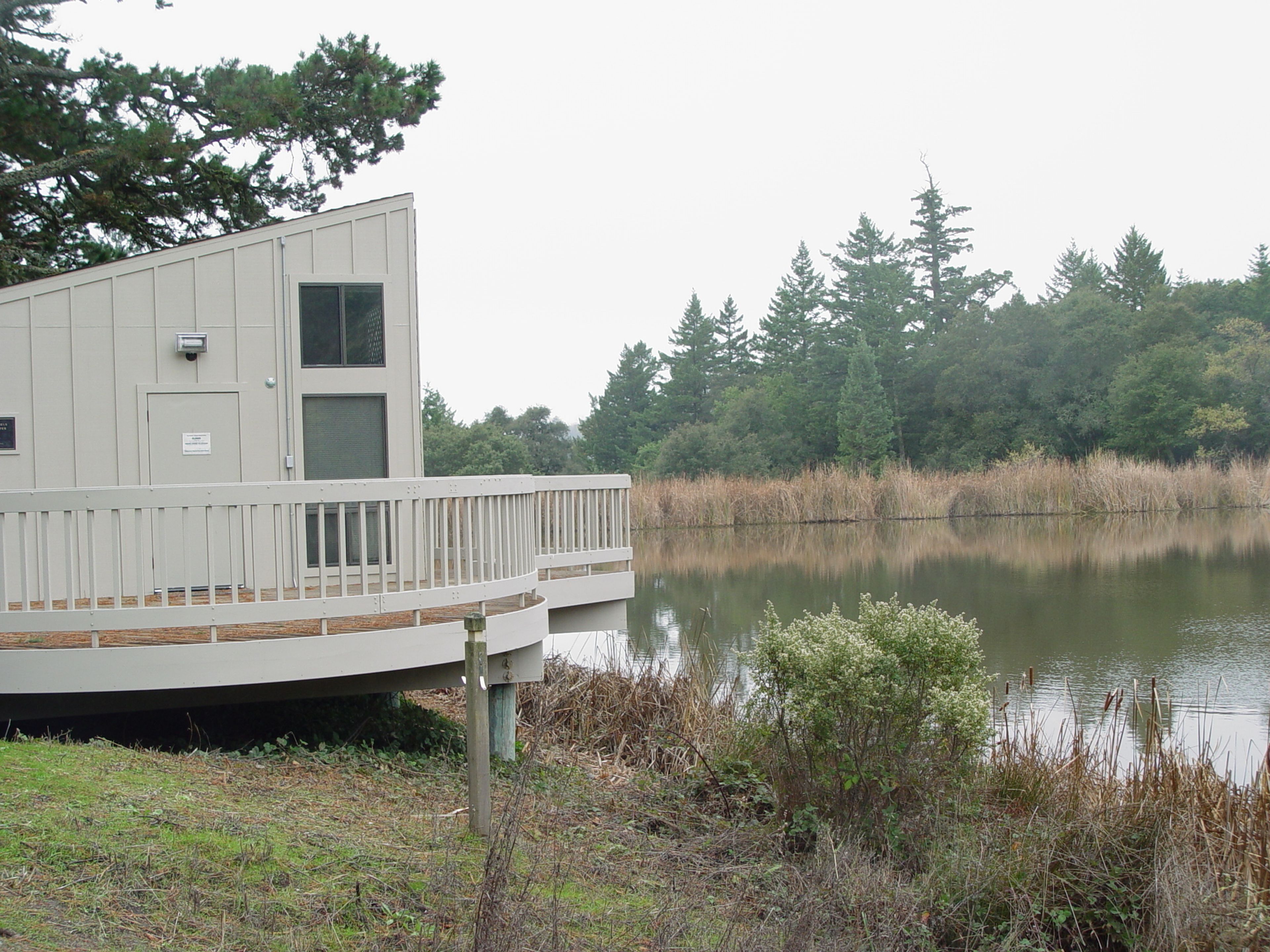 David C. Daniels Nature Center on Alpine Pond at Skyline Ridge Preserve