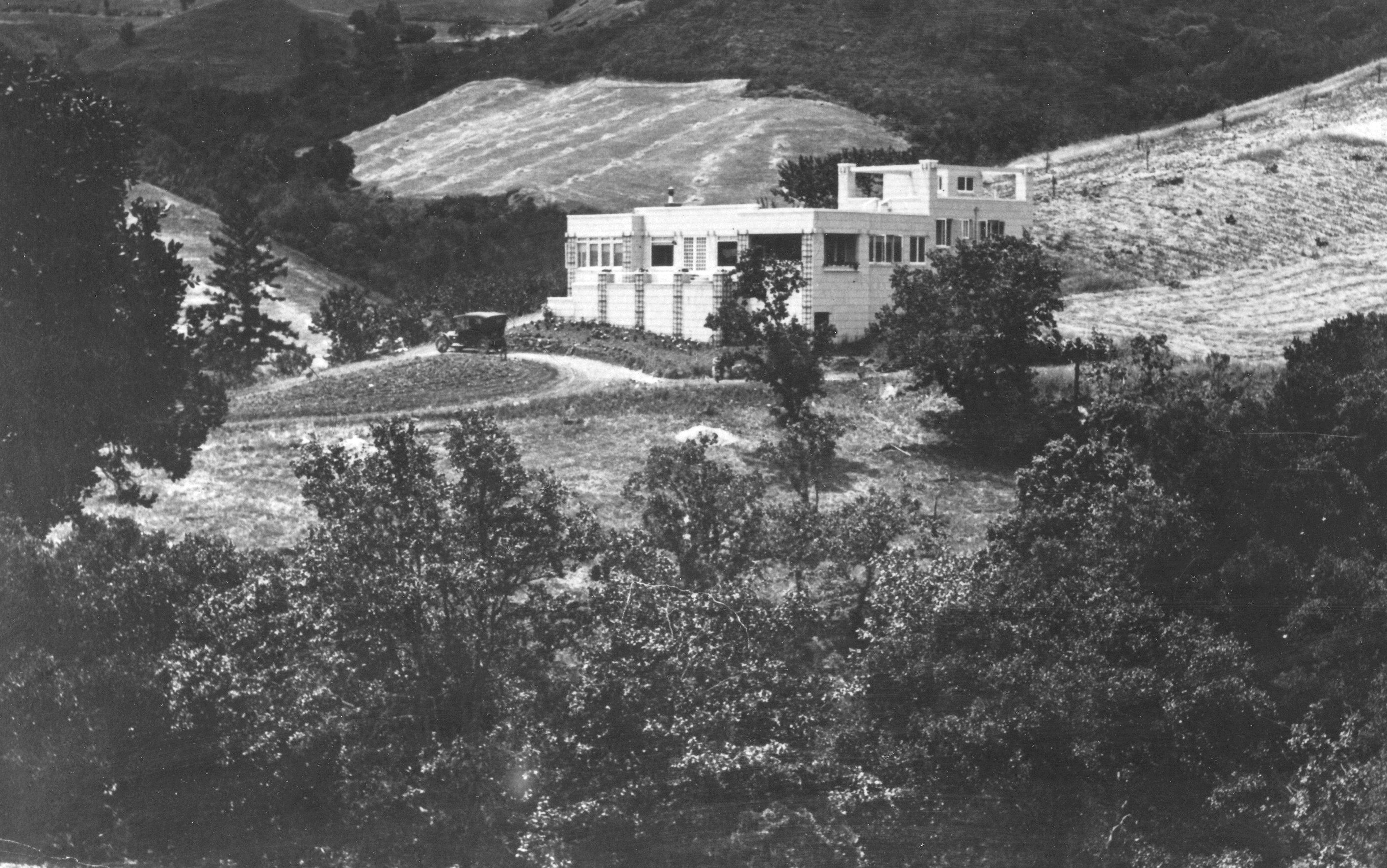 Historic (approx, 1914) Photo of Woodhills Historic Home at Fremont Older Preserve