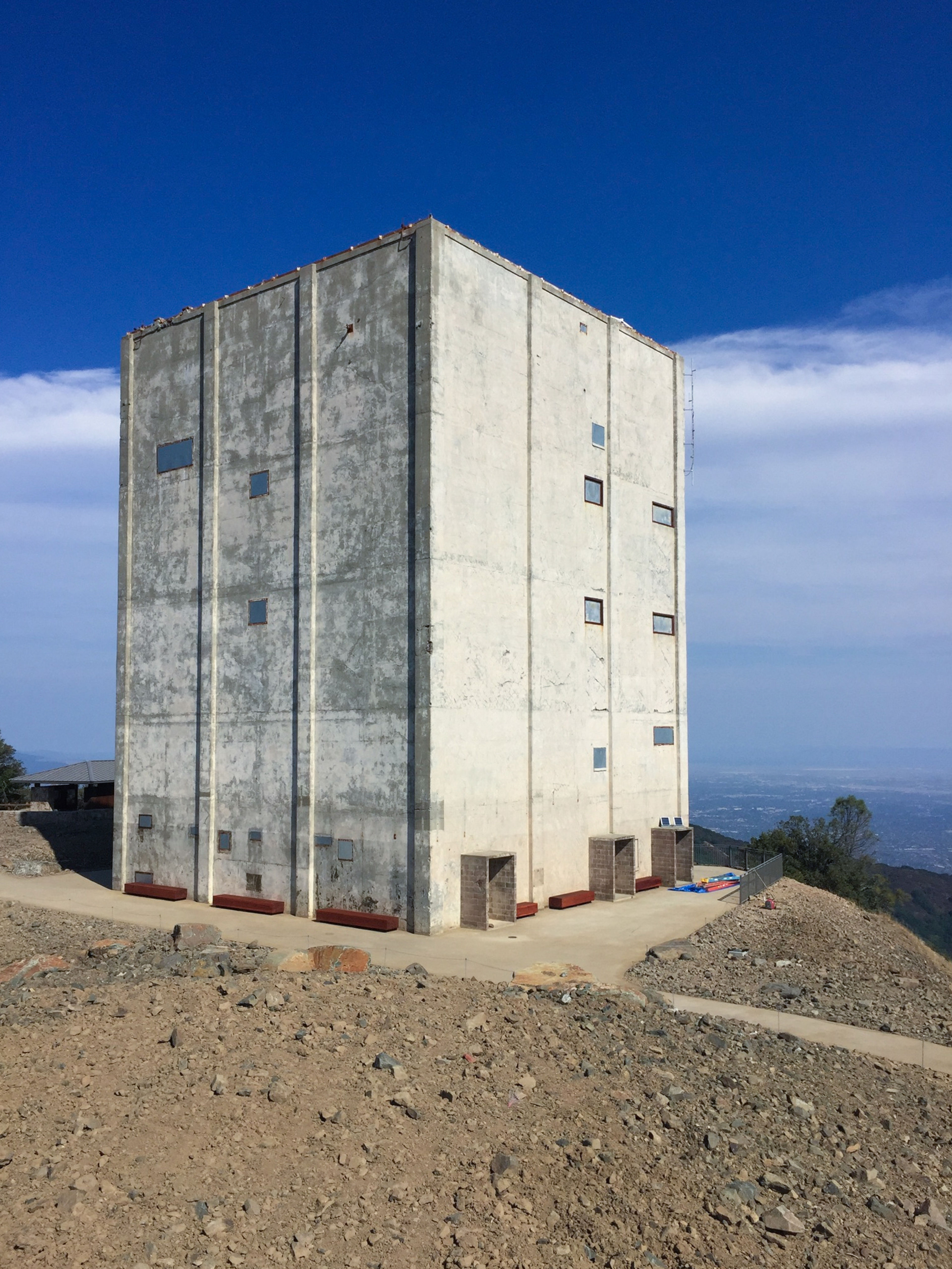 Radar Tower at Mount Umumnhum Summit Area, Sierra Azul Preserve