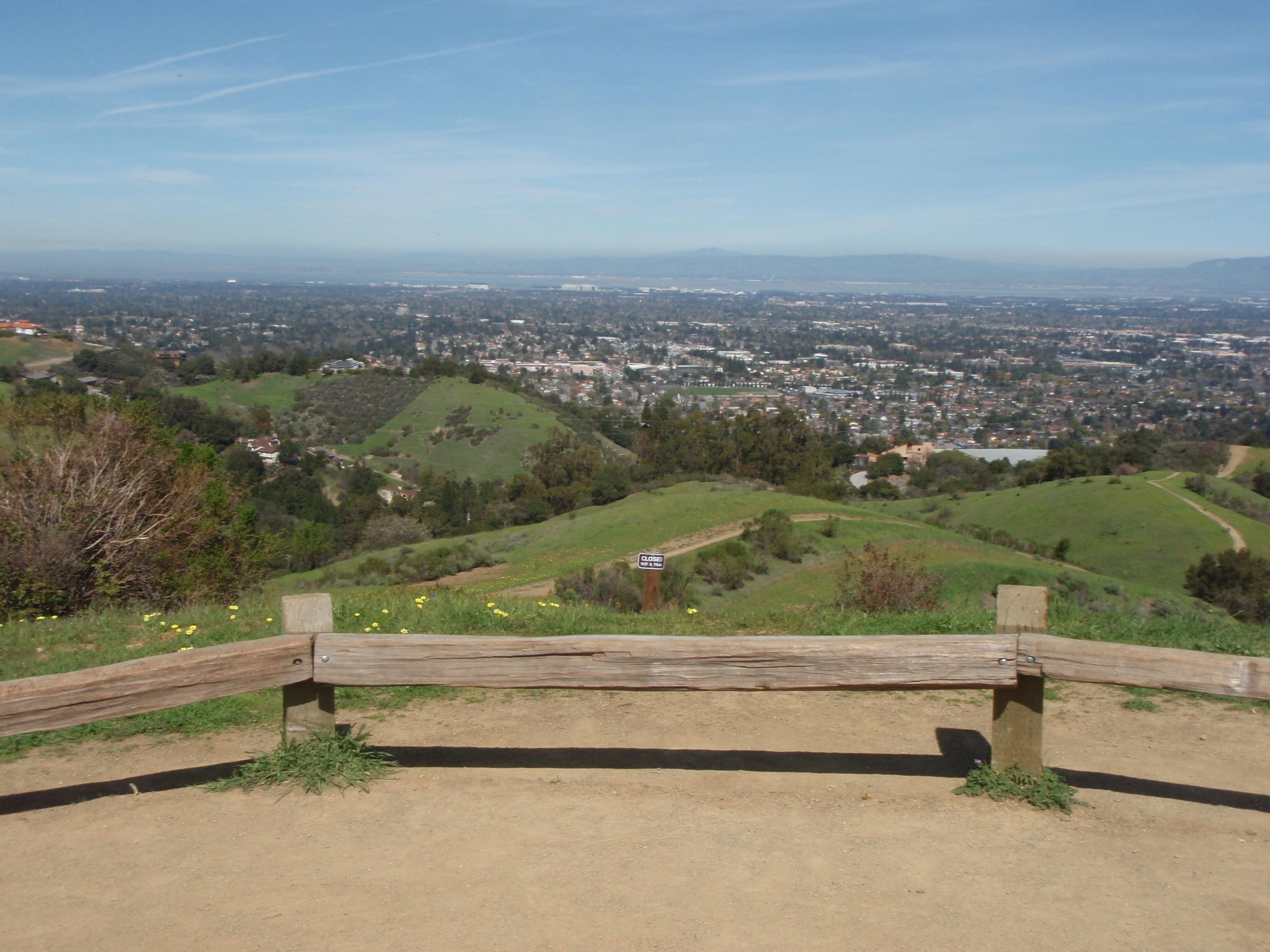 View to the Valley Below, Hunter's Point, Fremont Older Preserve