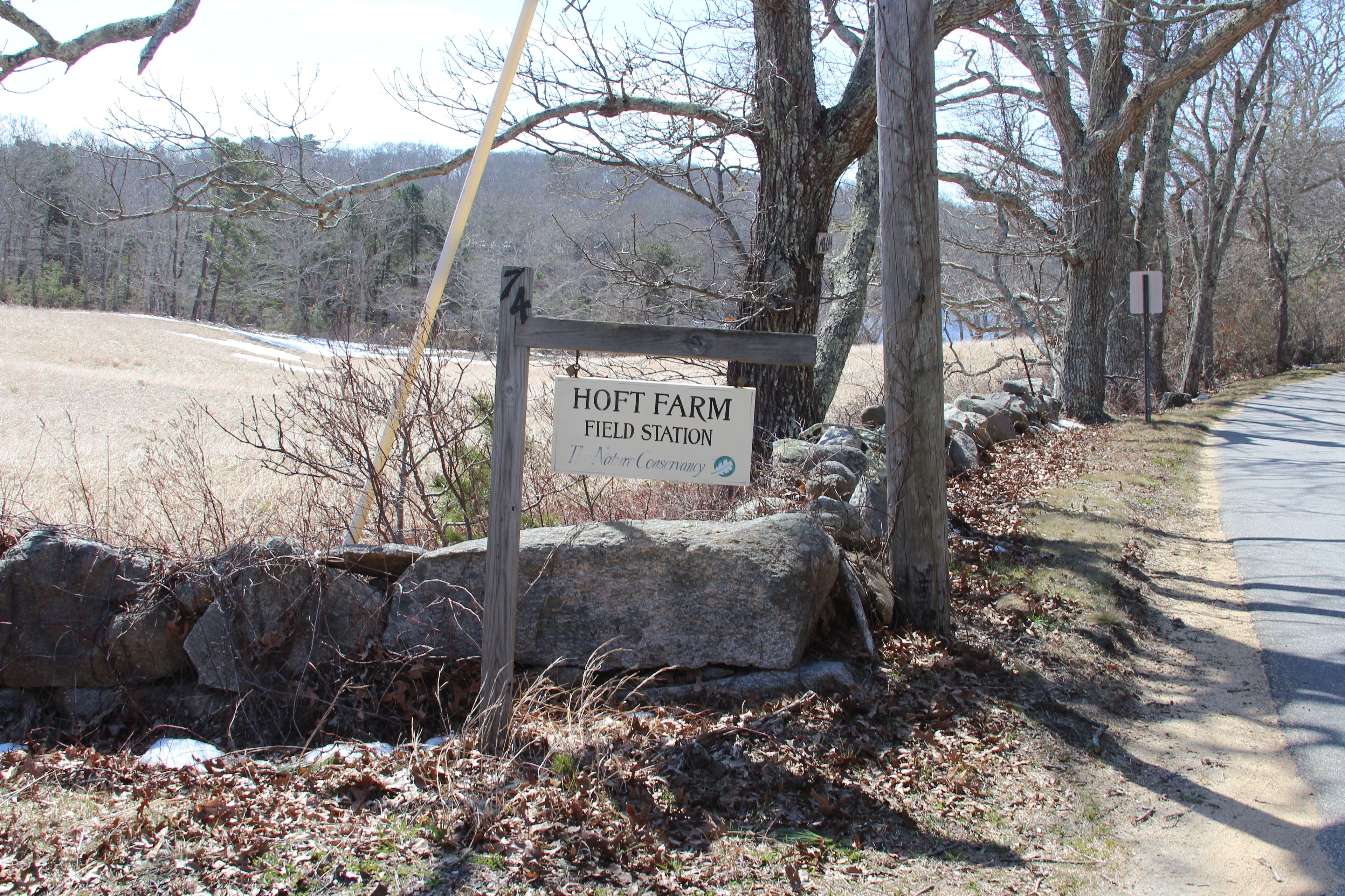 sign at Lambert's Cove Road