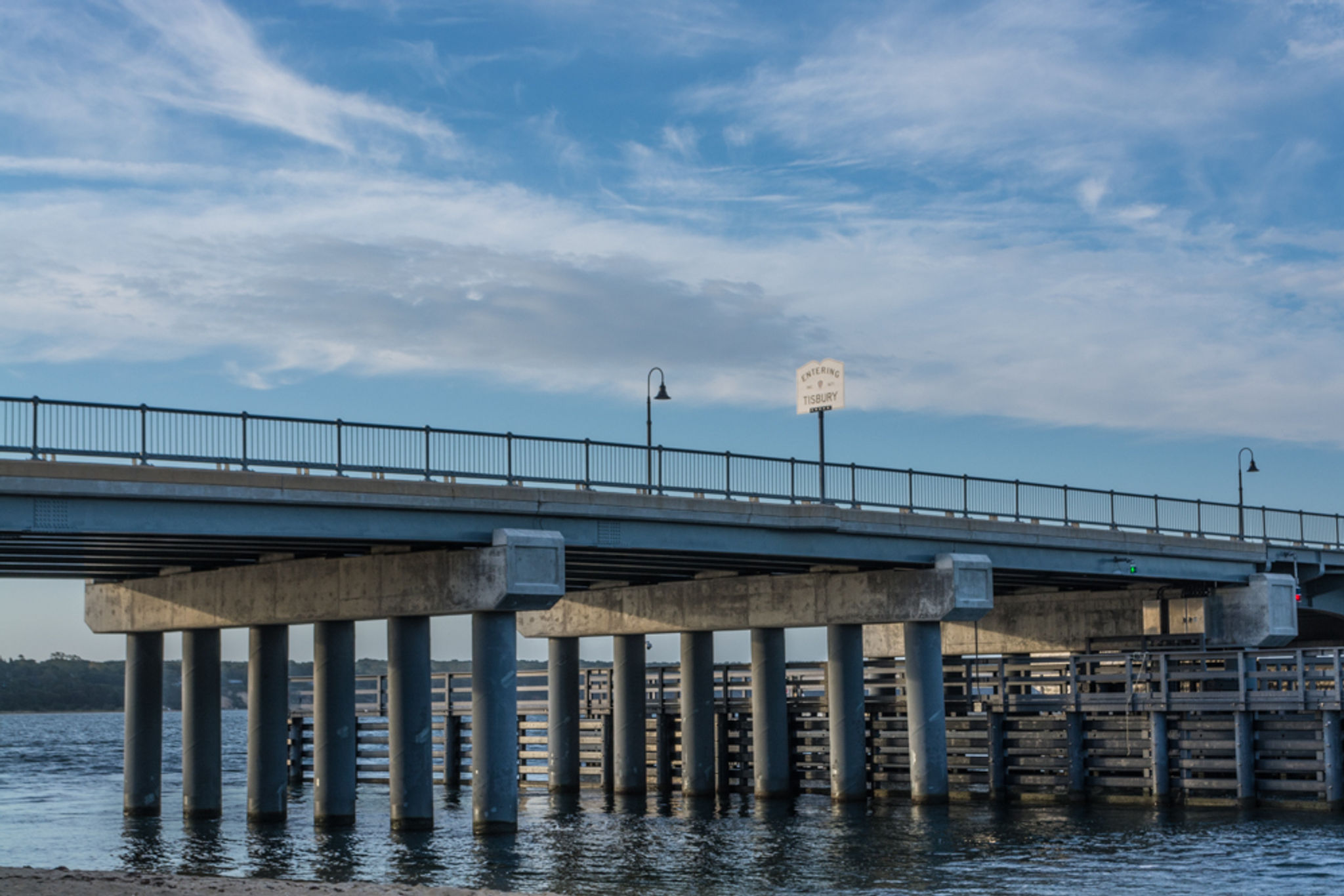 drawbridge, looking towards the Lagoon