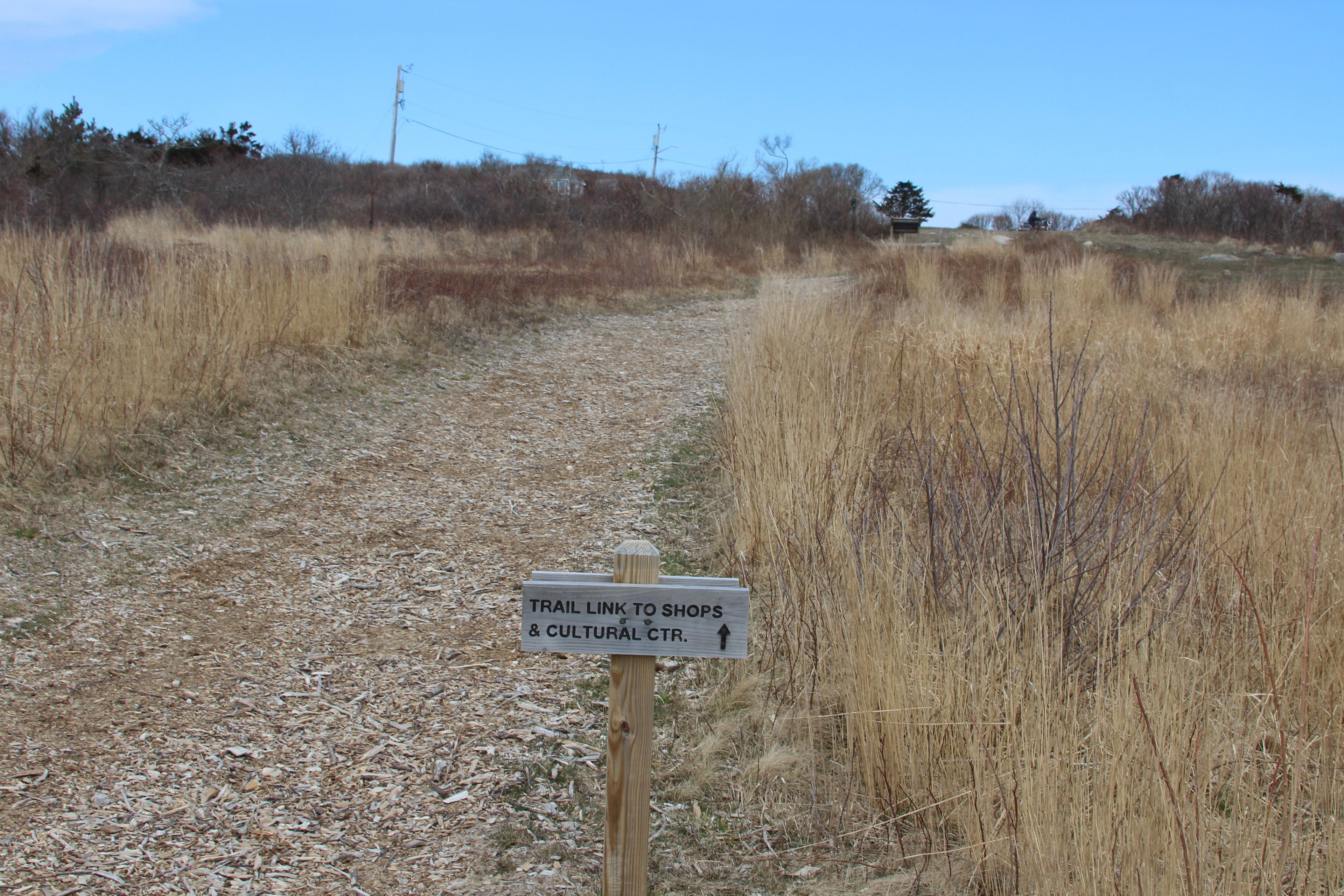 trail to shops and Cultural Center