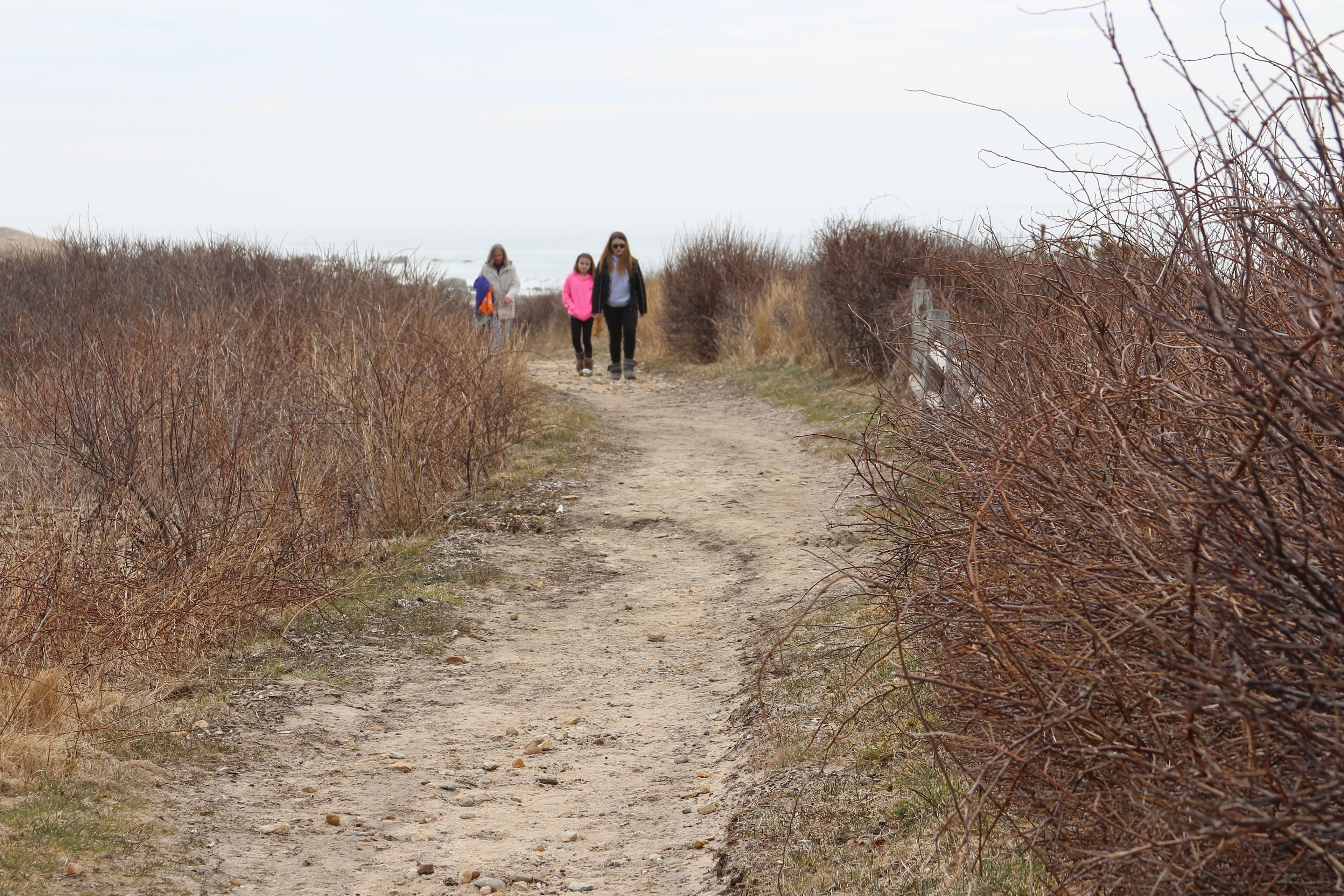 sand and gravel trail