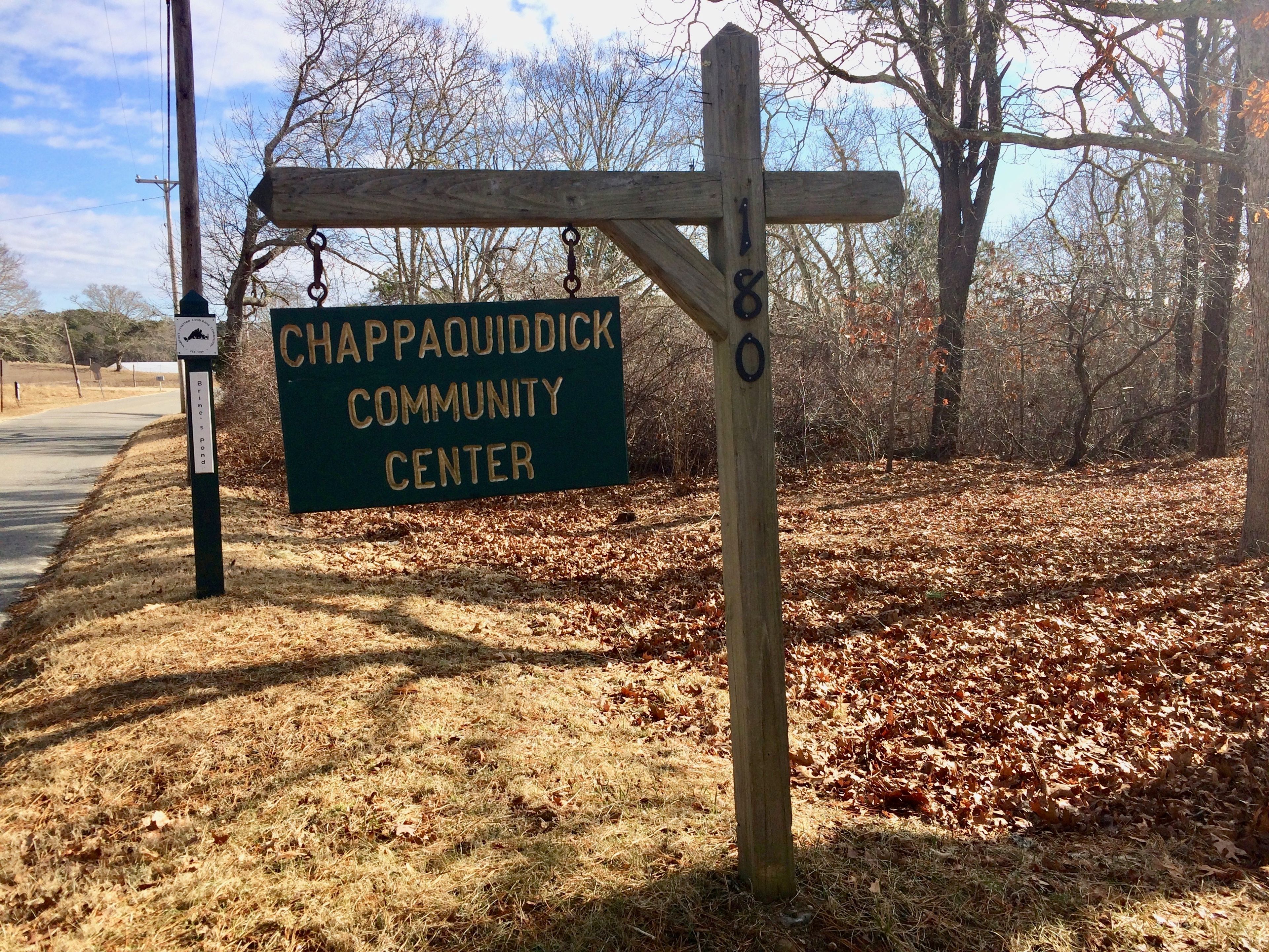 sign at Chappaquiddick Road