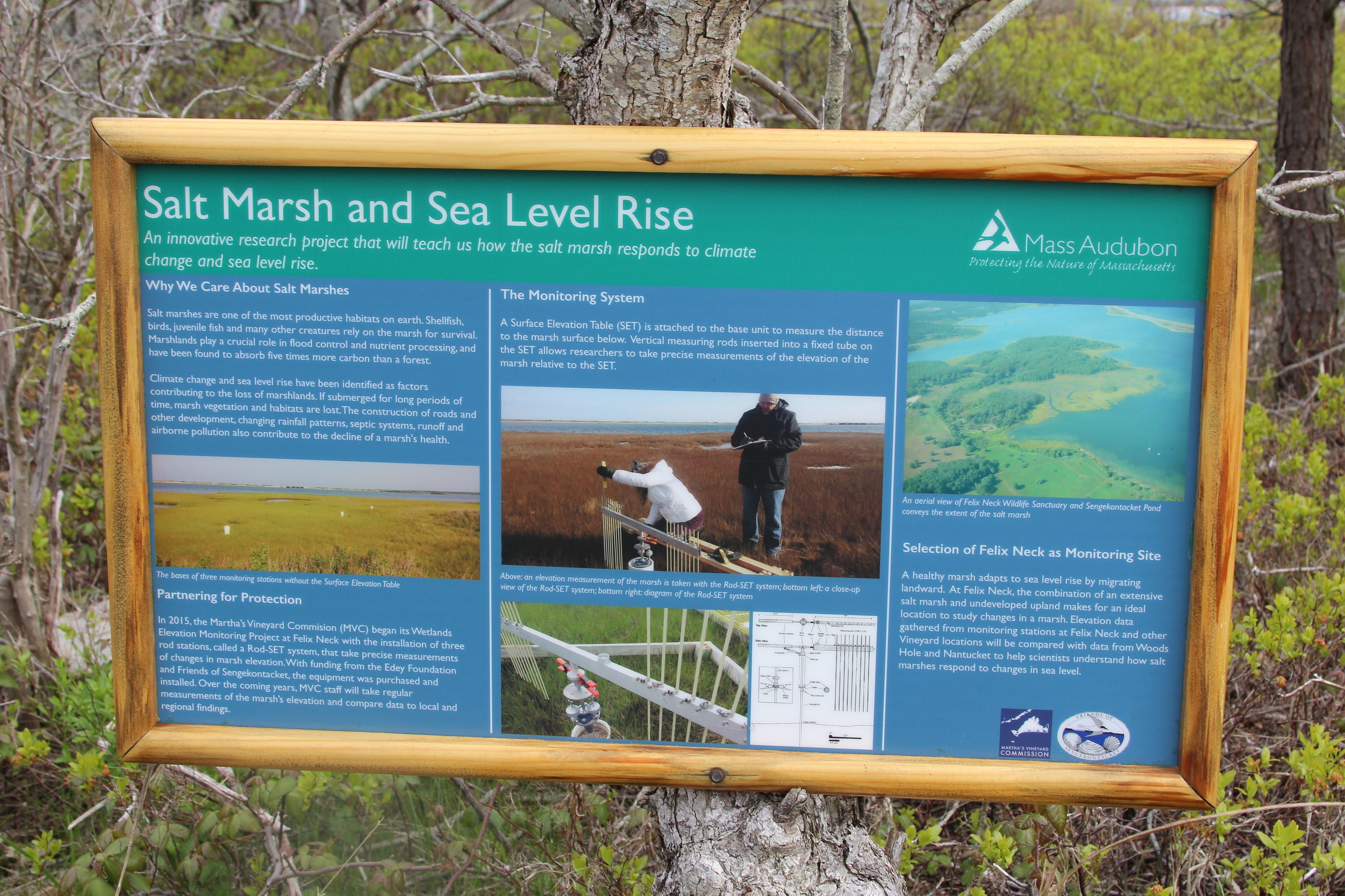 sign along trail