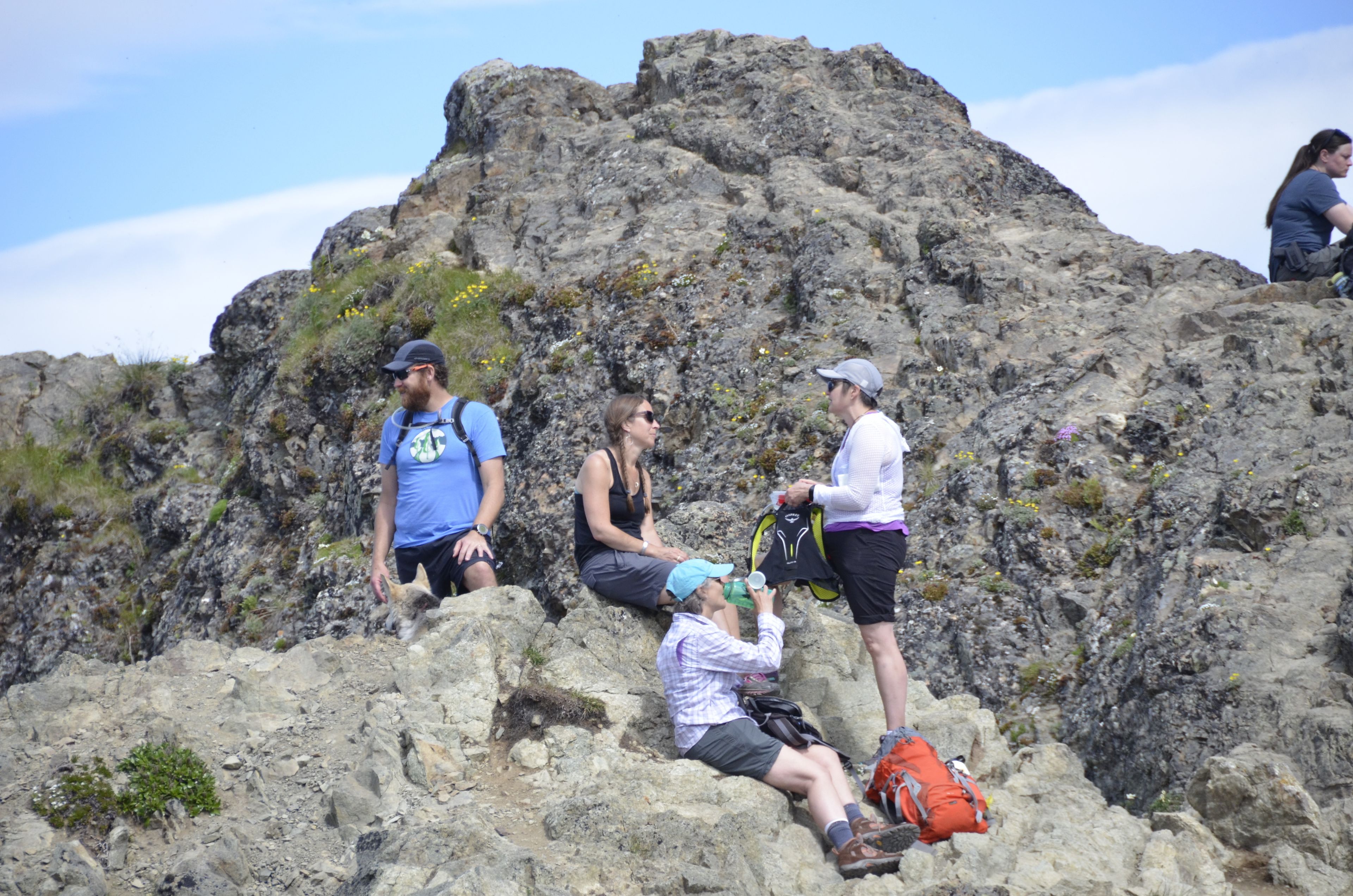 #Daycation hikers on Lazy Mountain