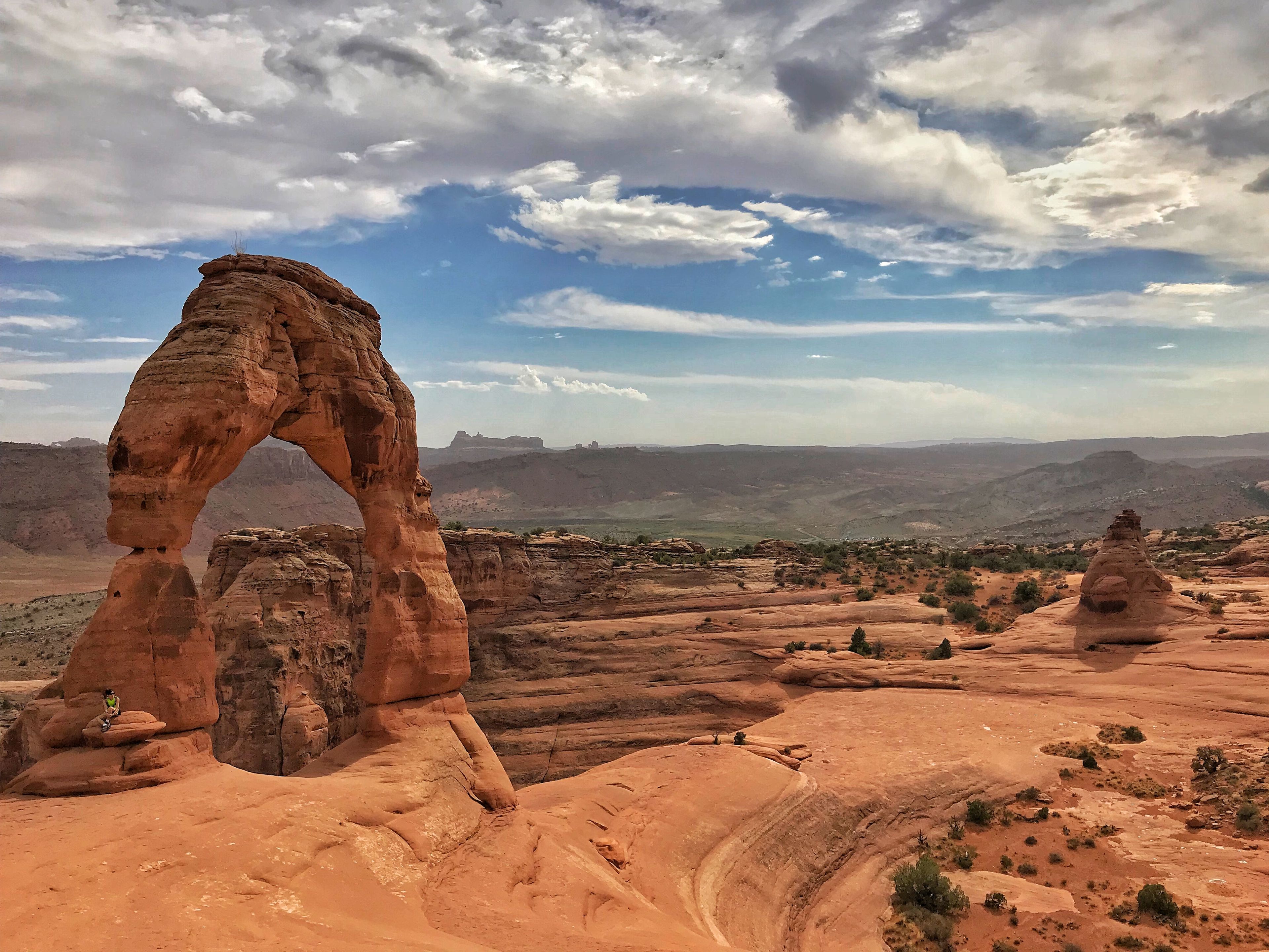The Delicate Arch at Arches National Park in Moab, Utah.