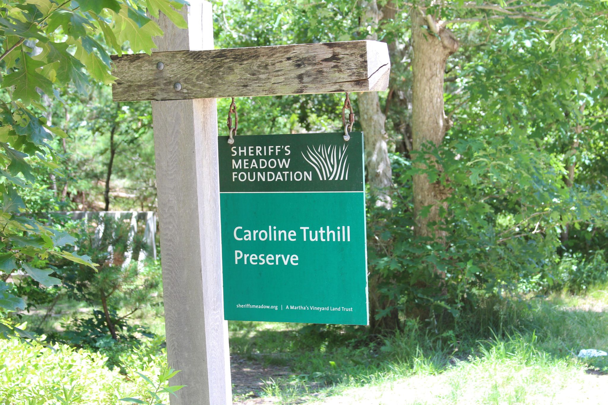 sign at VH-Edgartown Road