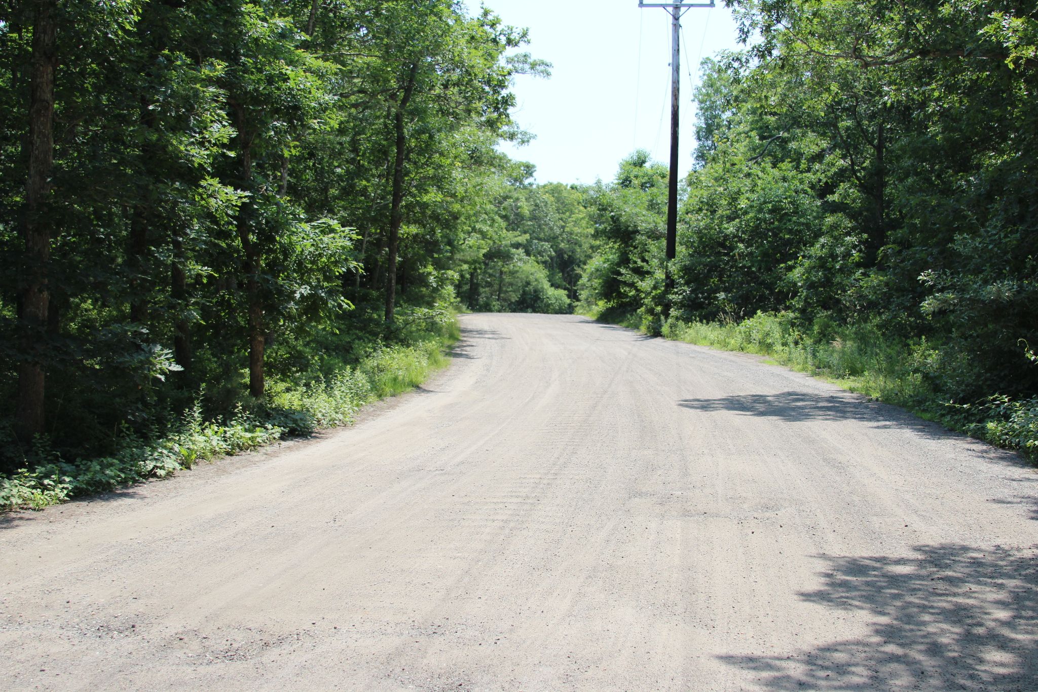 gravel road