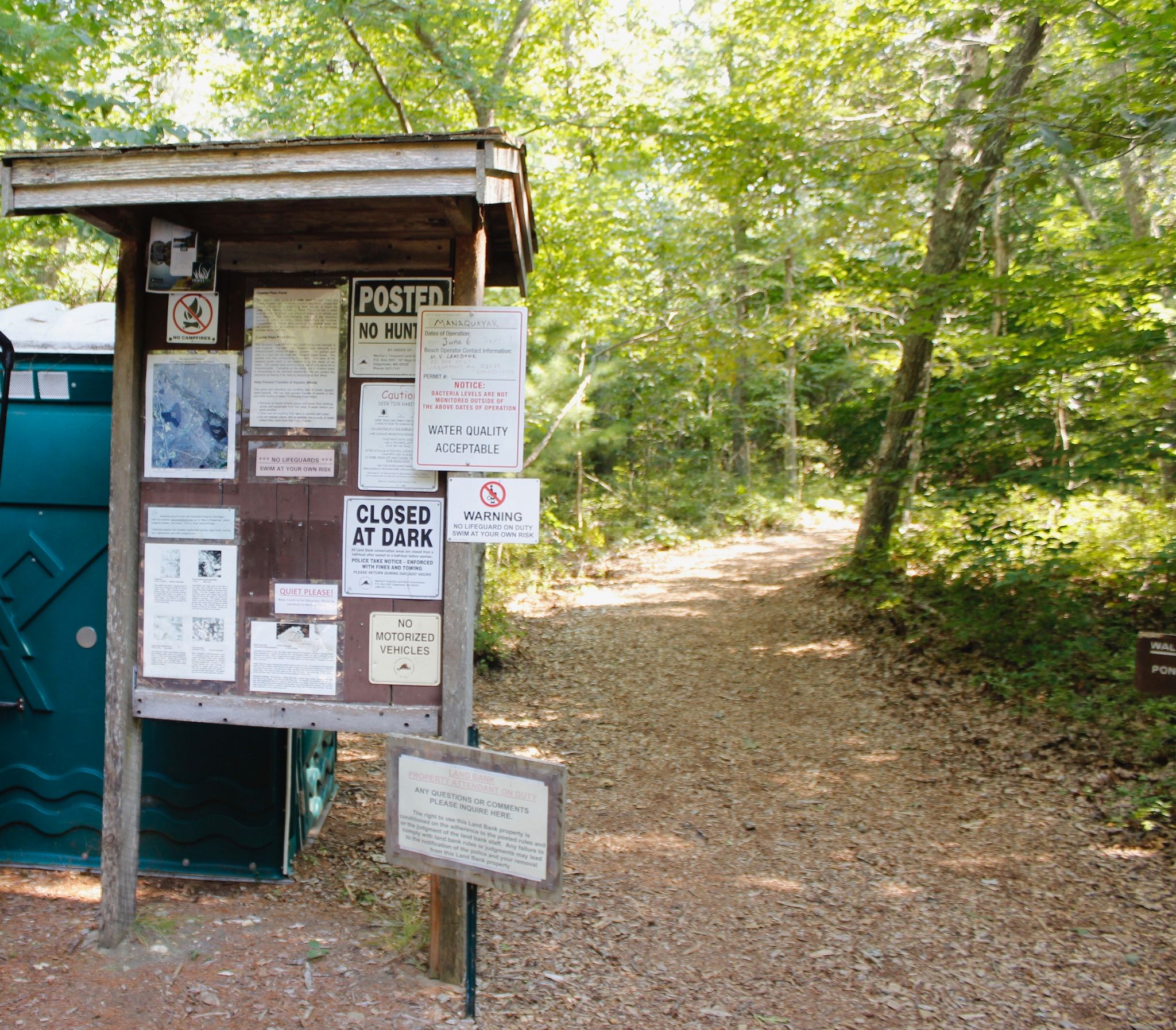 Trailhead for 70+ year olds