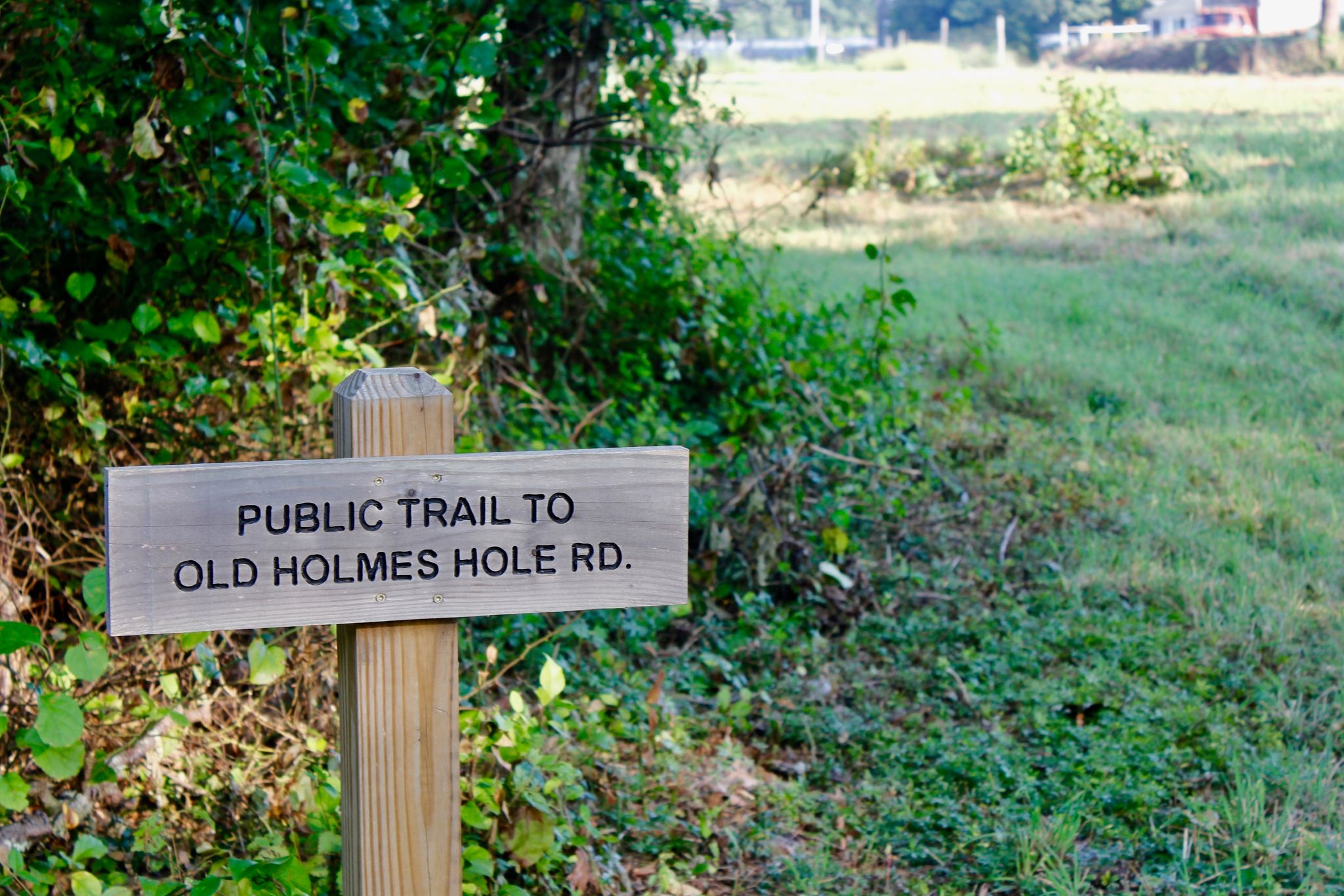 sign at Old County Road