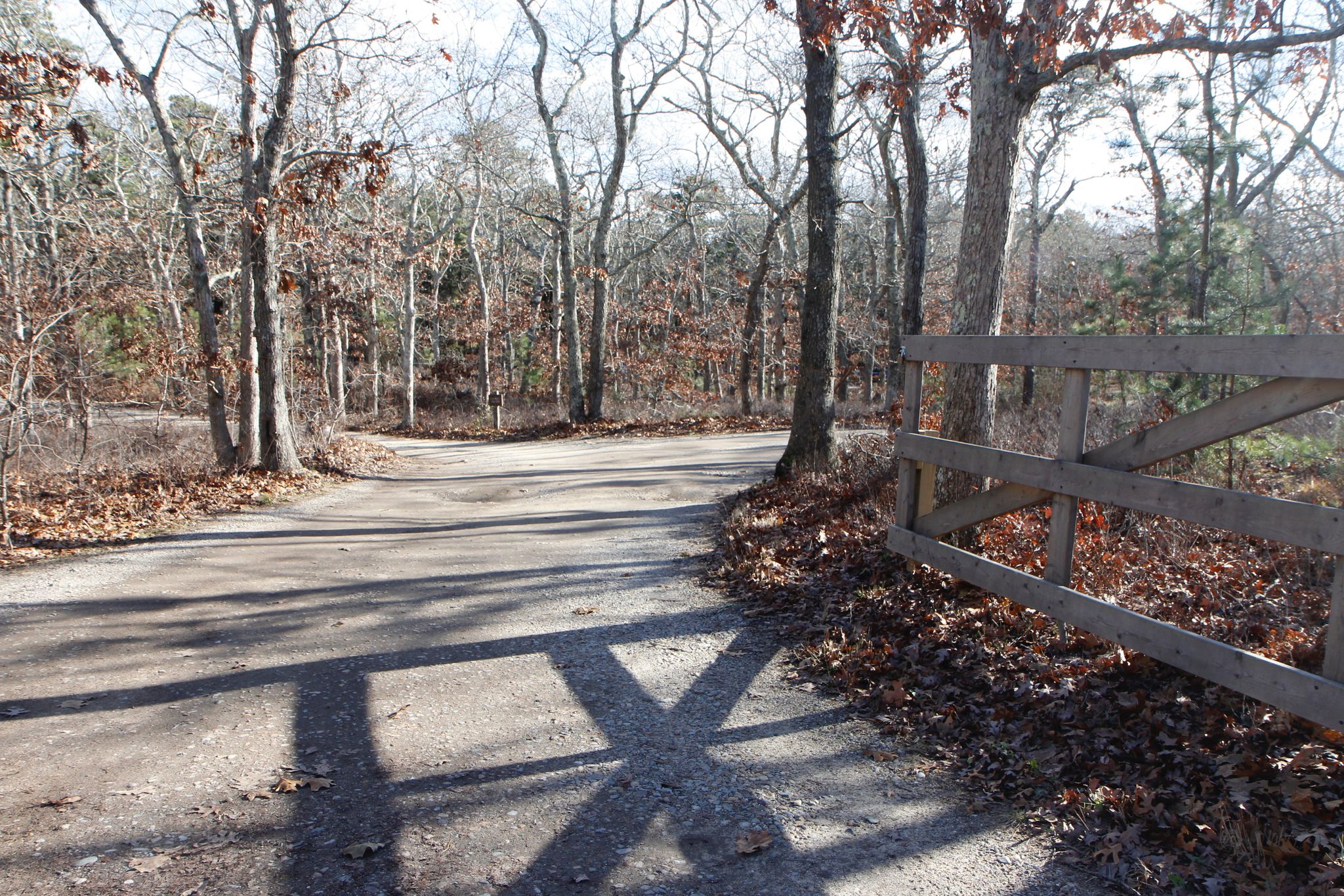 road in from County Road