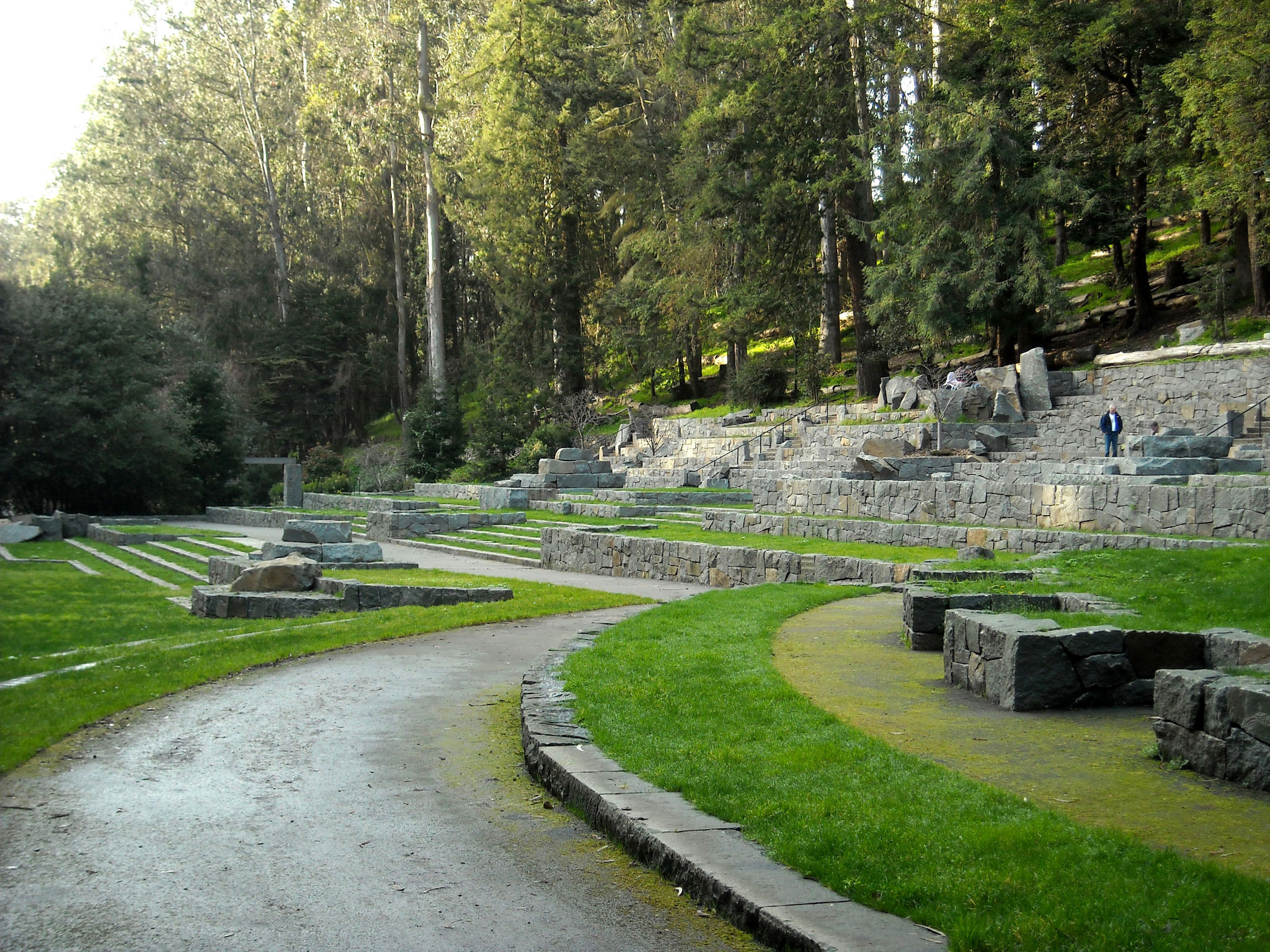 A shot of the seating at Stern Grove.