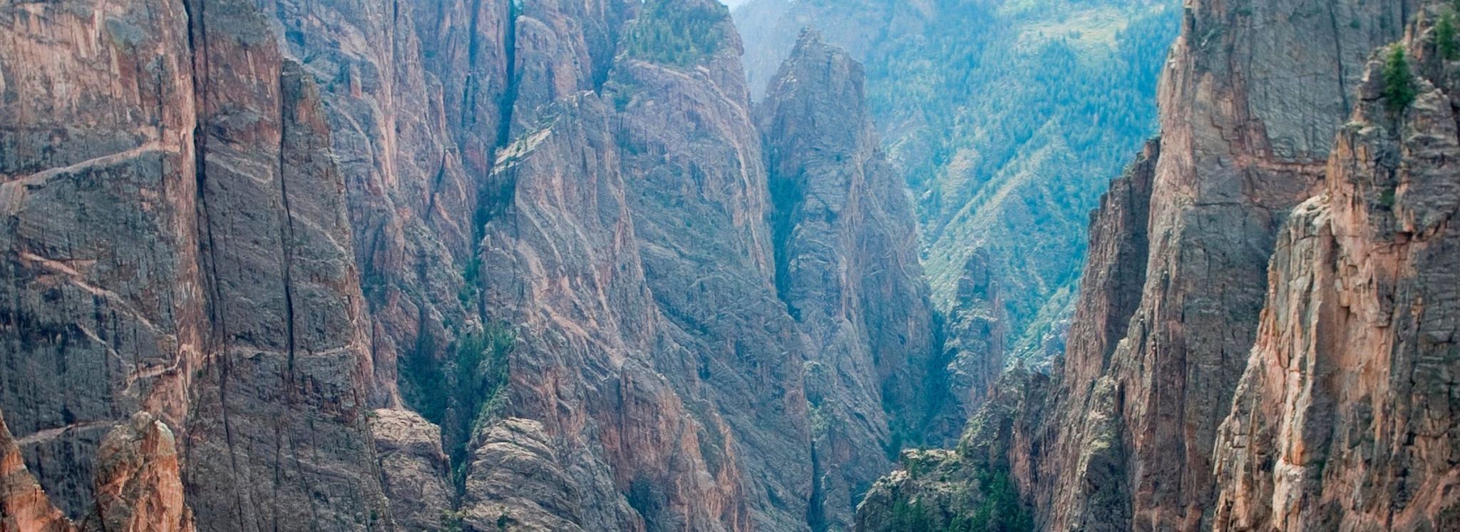 A photo of the Black Canyon of the Gunnison.