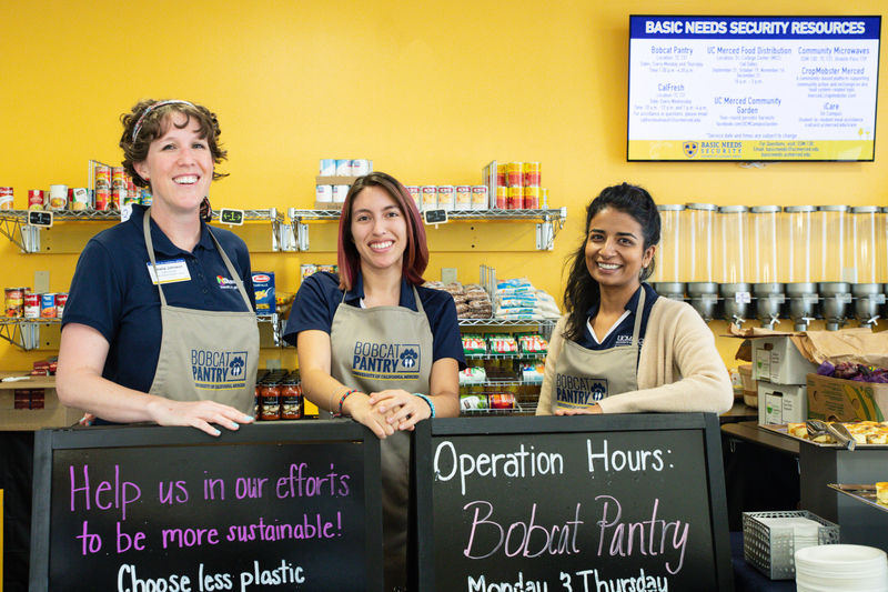  The Bobcat Pantry is a new addition to the UCM campus. Located in TC (Terrace Center) 131, this food pantry is available for all UCM students.   When: Mondays and Thursdays from 1:30-4:30pm  Where: TC (Terrace Center) 131