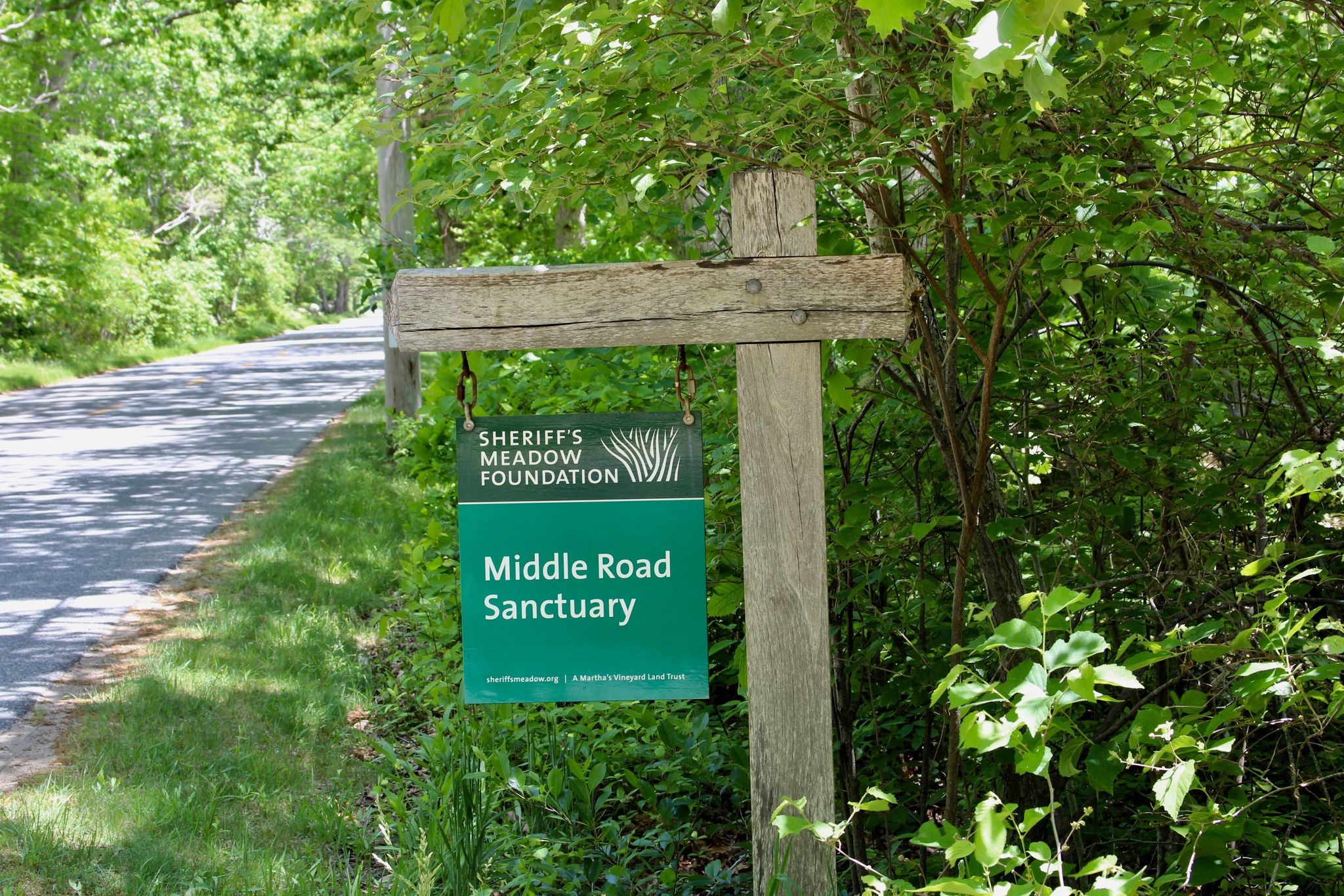 sign at Middle Road