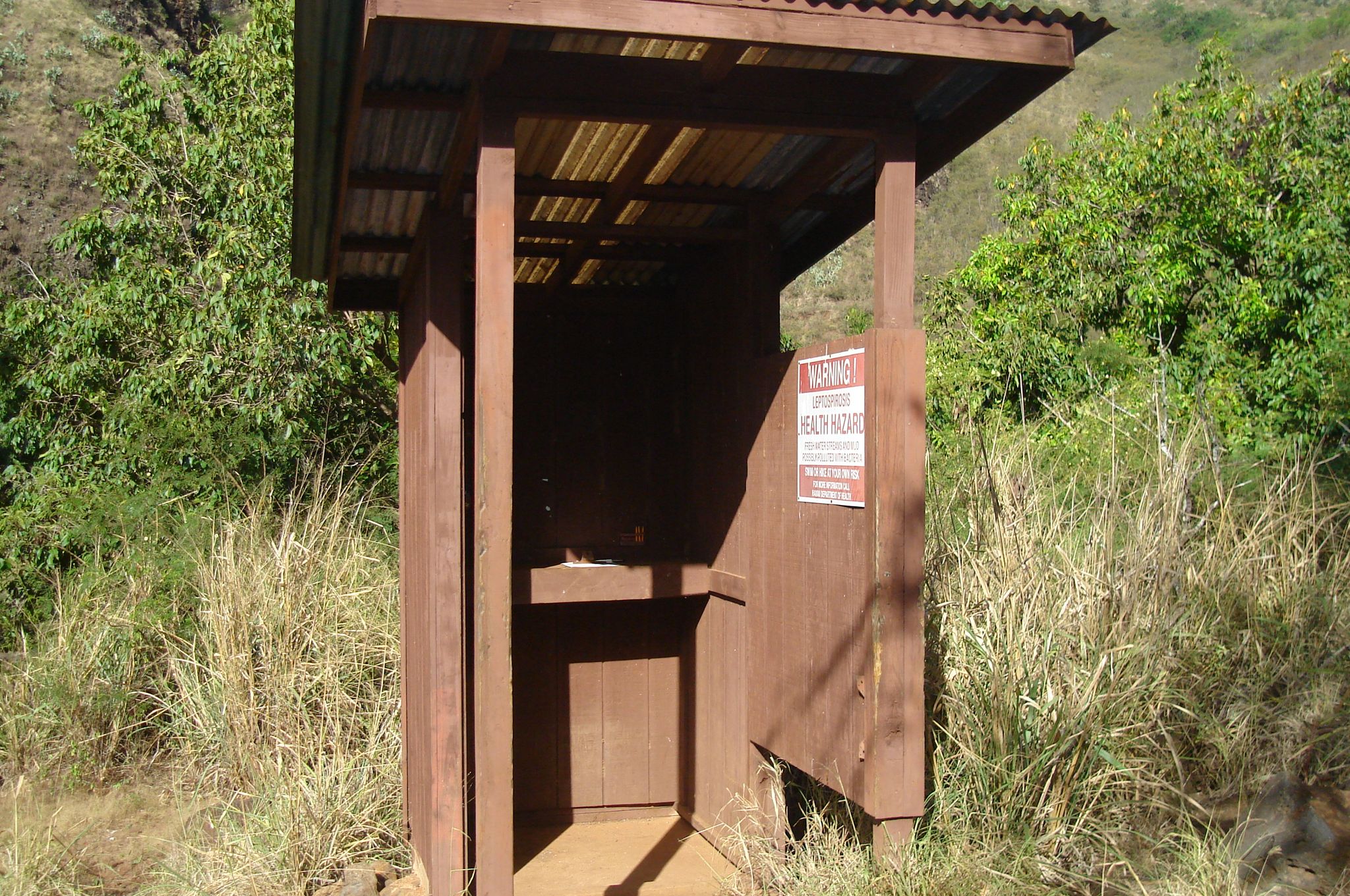 Hunter Check Station at the trailhead