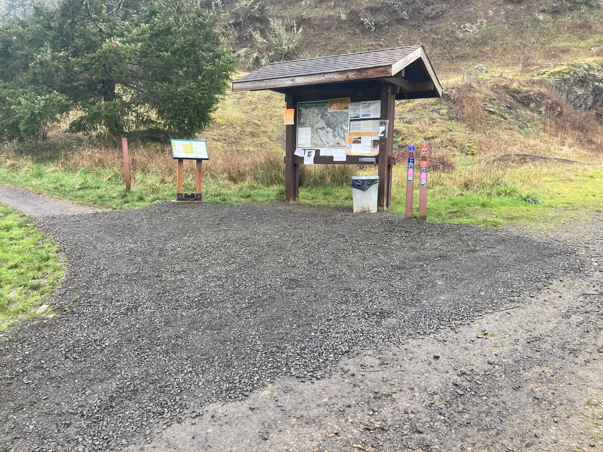 North Trail  Kiosk and Boot Cleaning Station