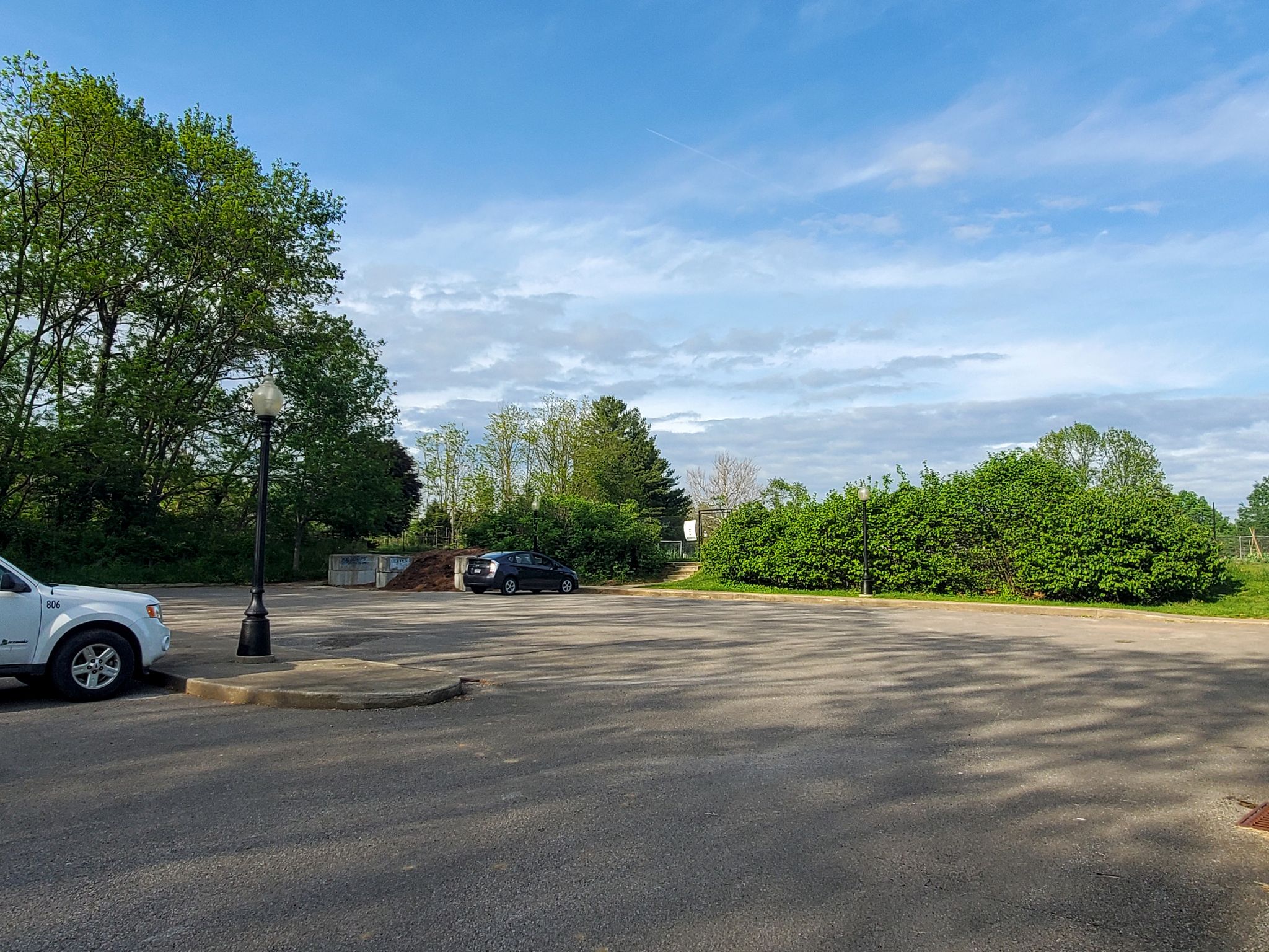 Butler Park west parking lot