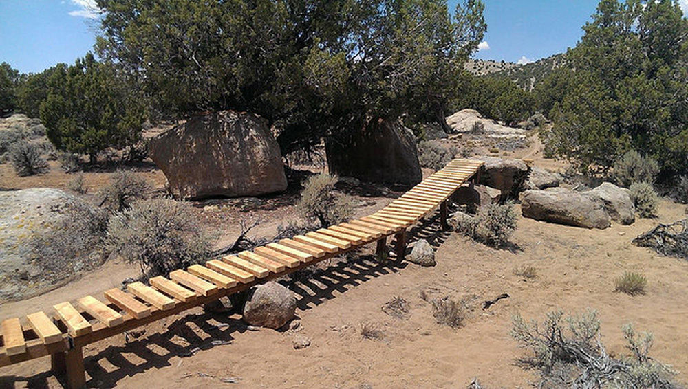 Feature at the Three Peaks Recreation Area