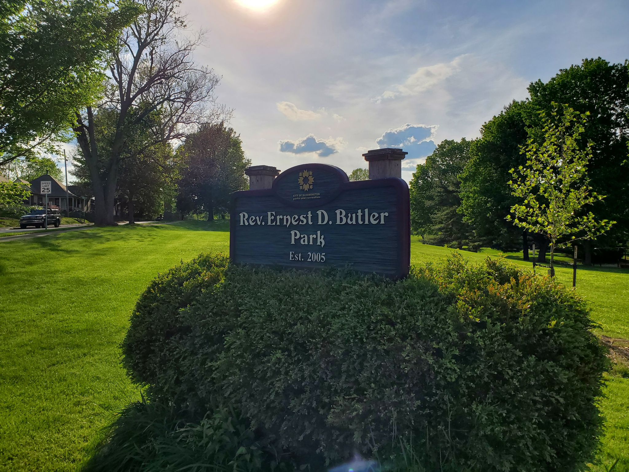 Butler Park sign