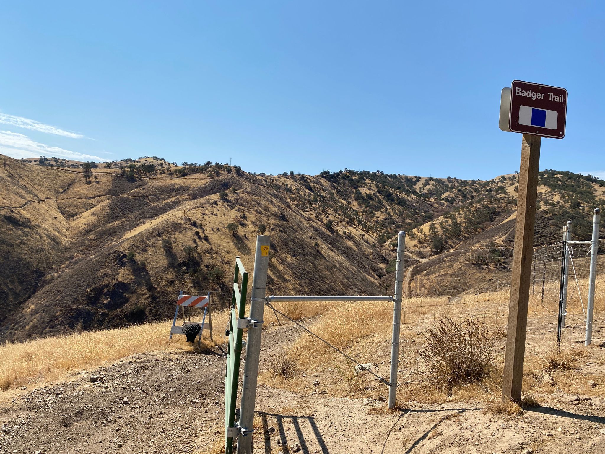 Badger Trailhead on Los Osos, Blue Square Intermediate