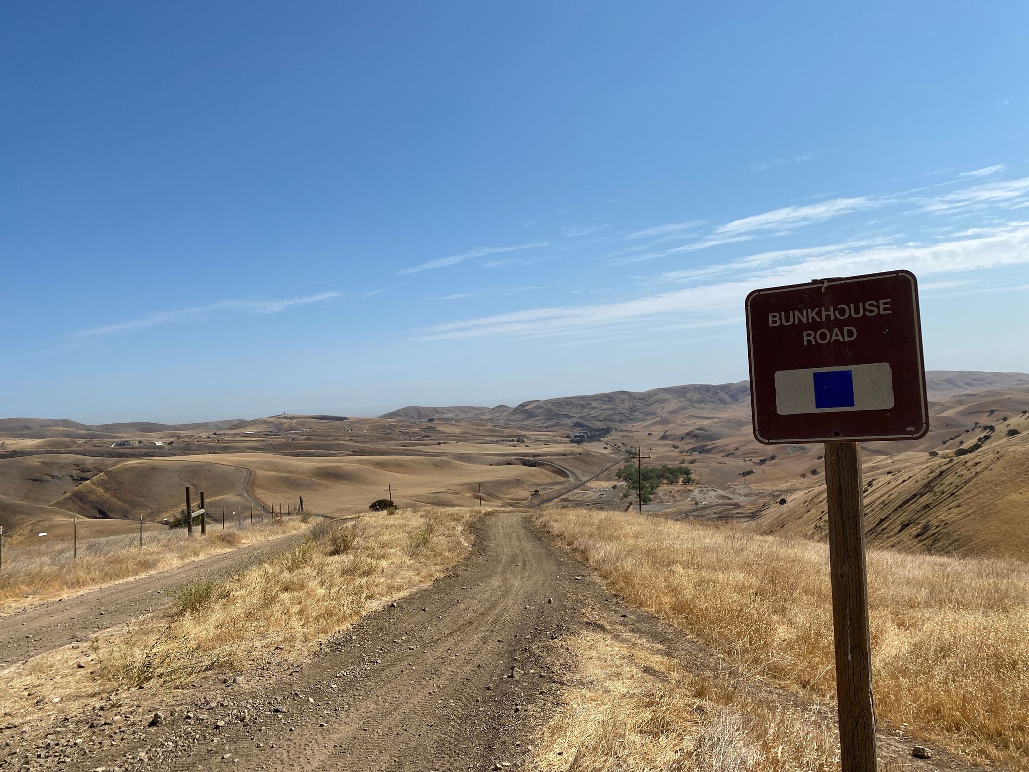 Bunkhouse Trailhead entrance on Los Osos, Blue Square Intermediate