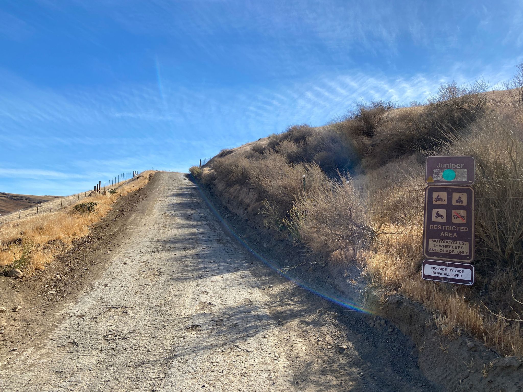 Juniper Trailhead on Main Road, Green Circle Easy