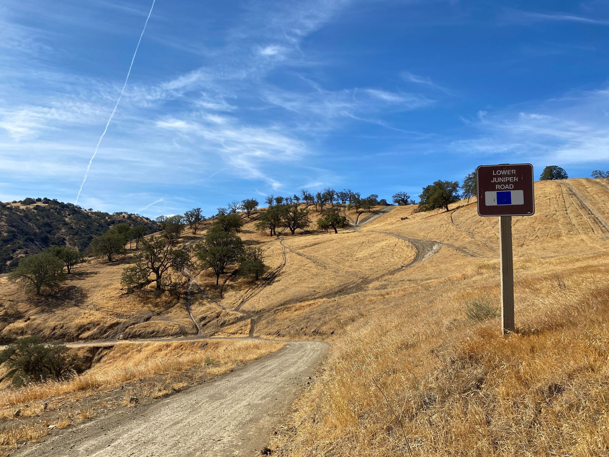 Lower Juniper Road Trailhead on Juniper, Blue Square Intermediate