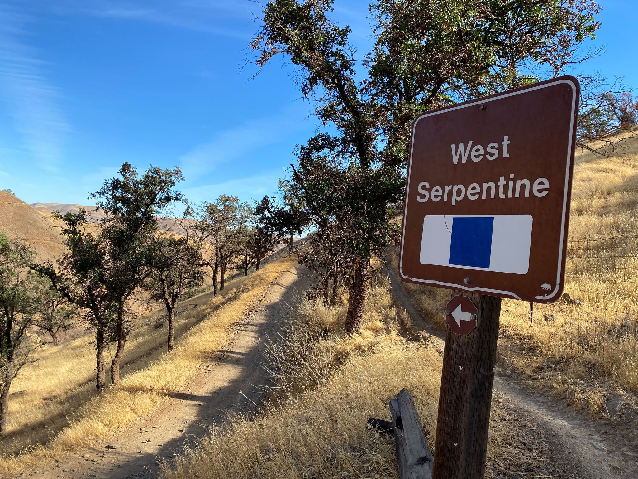 West Serpentine Trailhead on Red Tail, Blue Square Intermediate