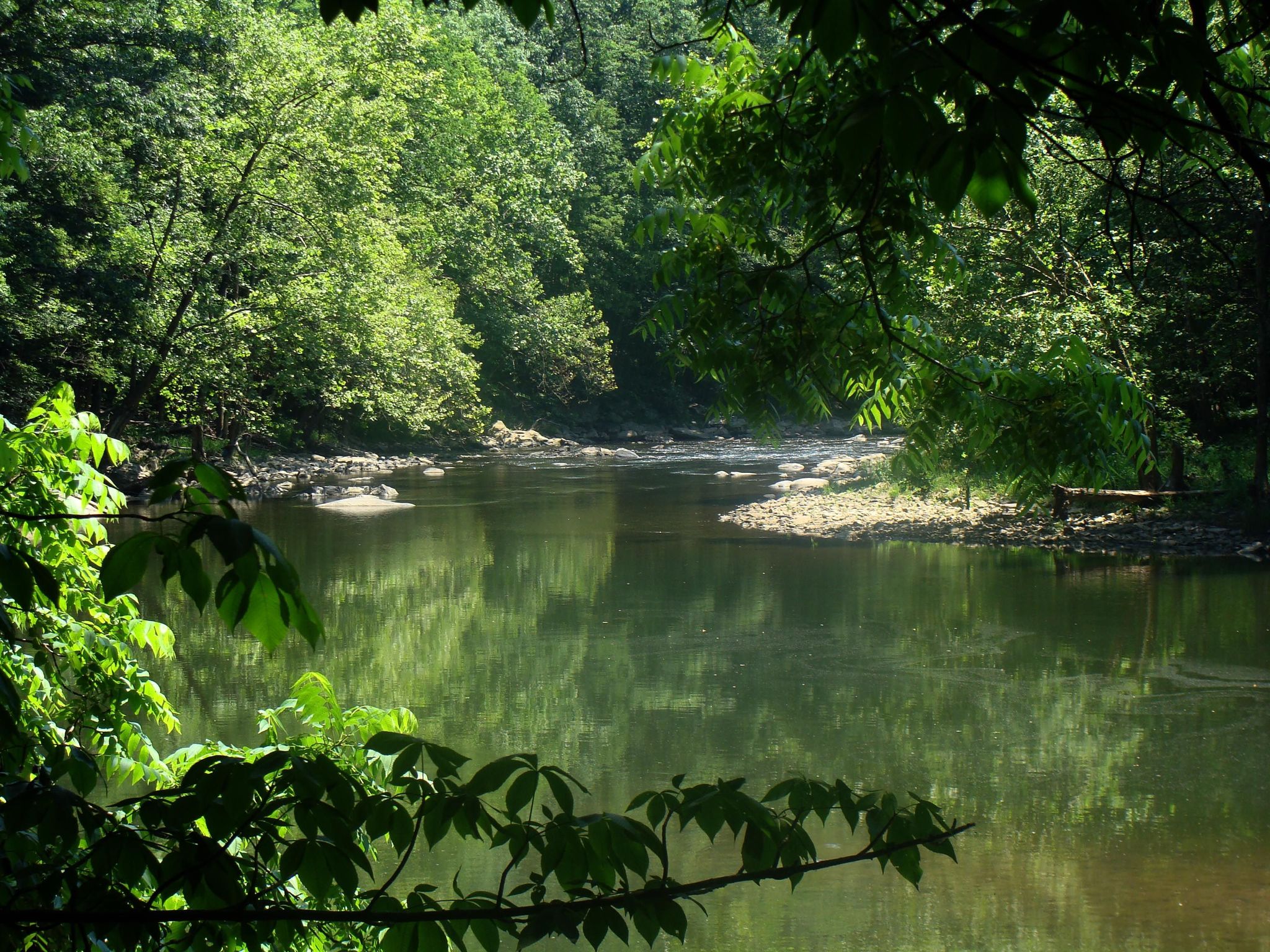 Bluestone National Scenic River offers a quiet getaway.