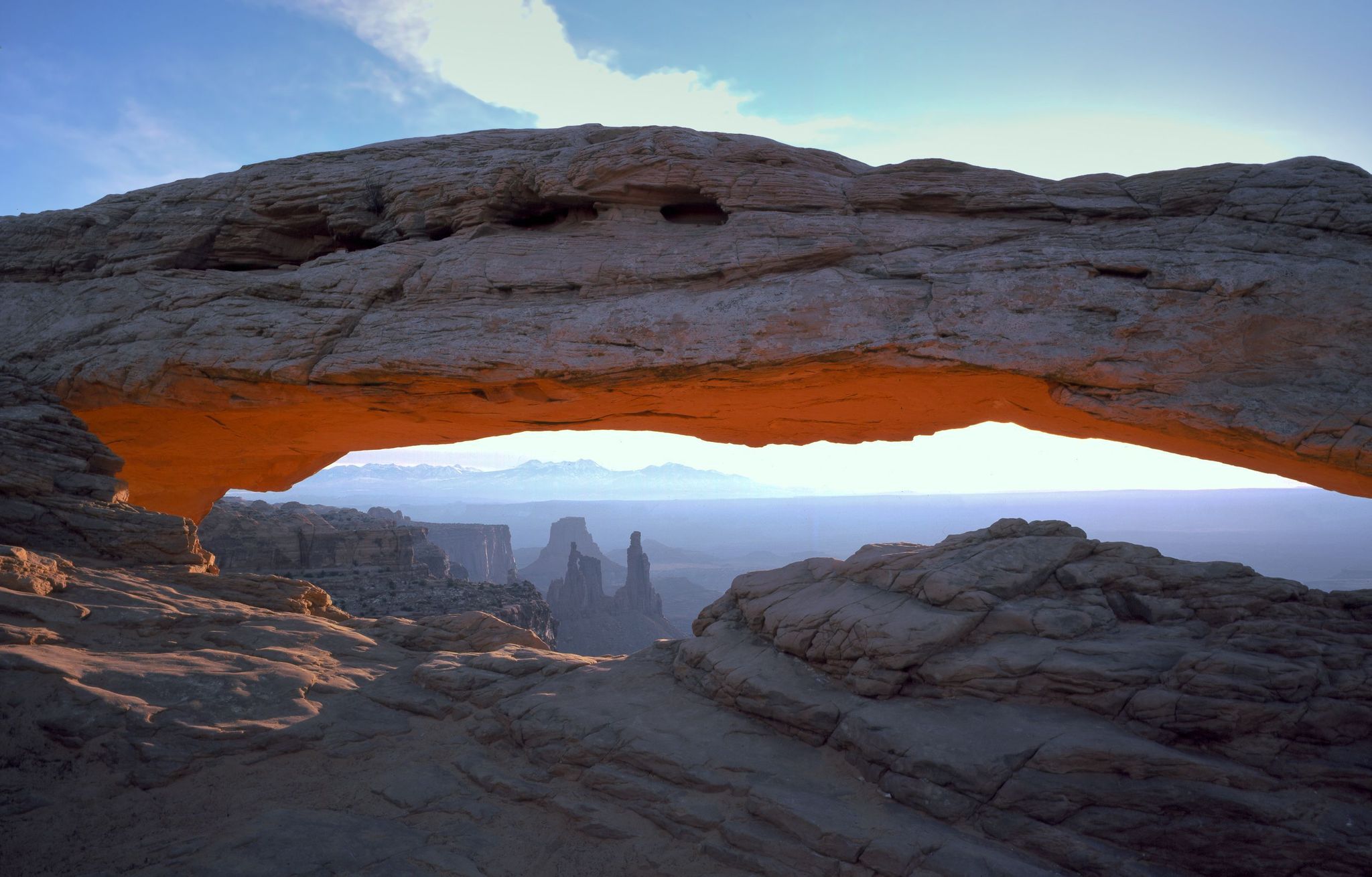 Mesa Arch, at Island in the Sky, is a great spot for photographers.
