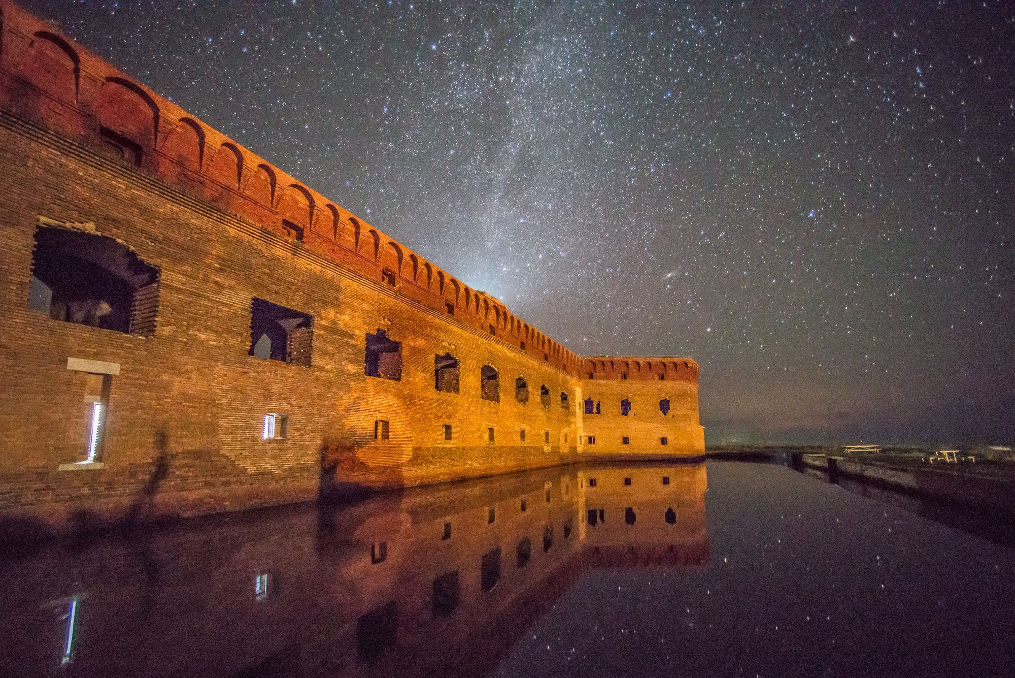 The Dry Tortugas is so remote that night sky viewing is possible.