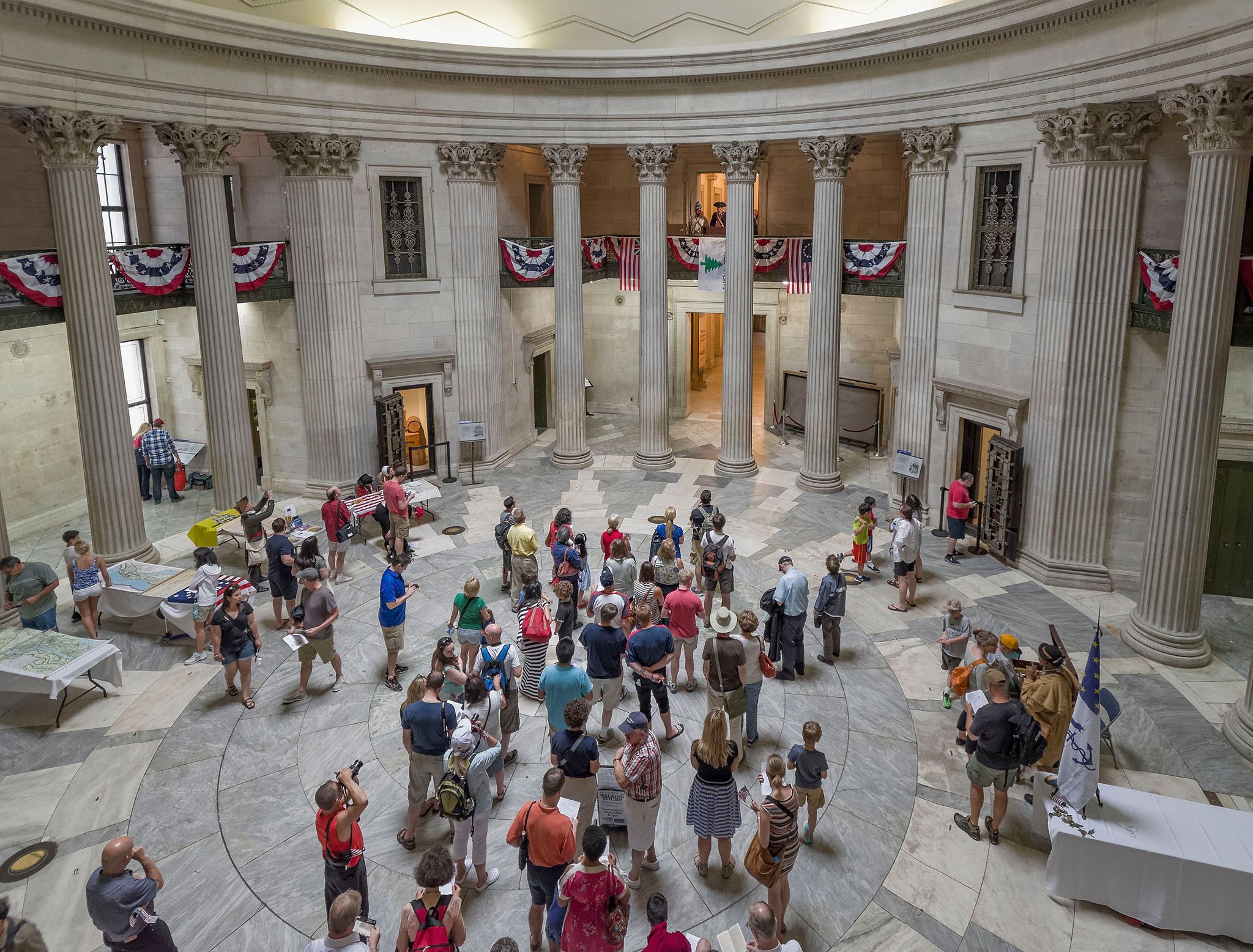 Thousands of visitors each year visit Federal Hall National Memorial