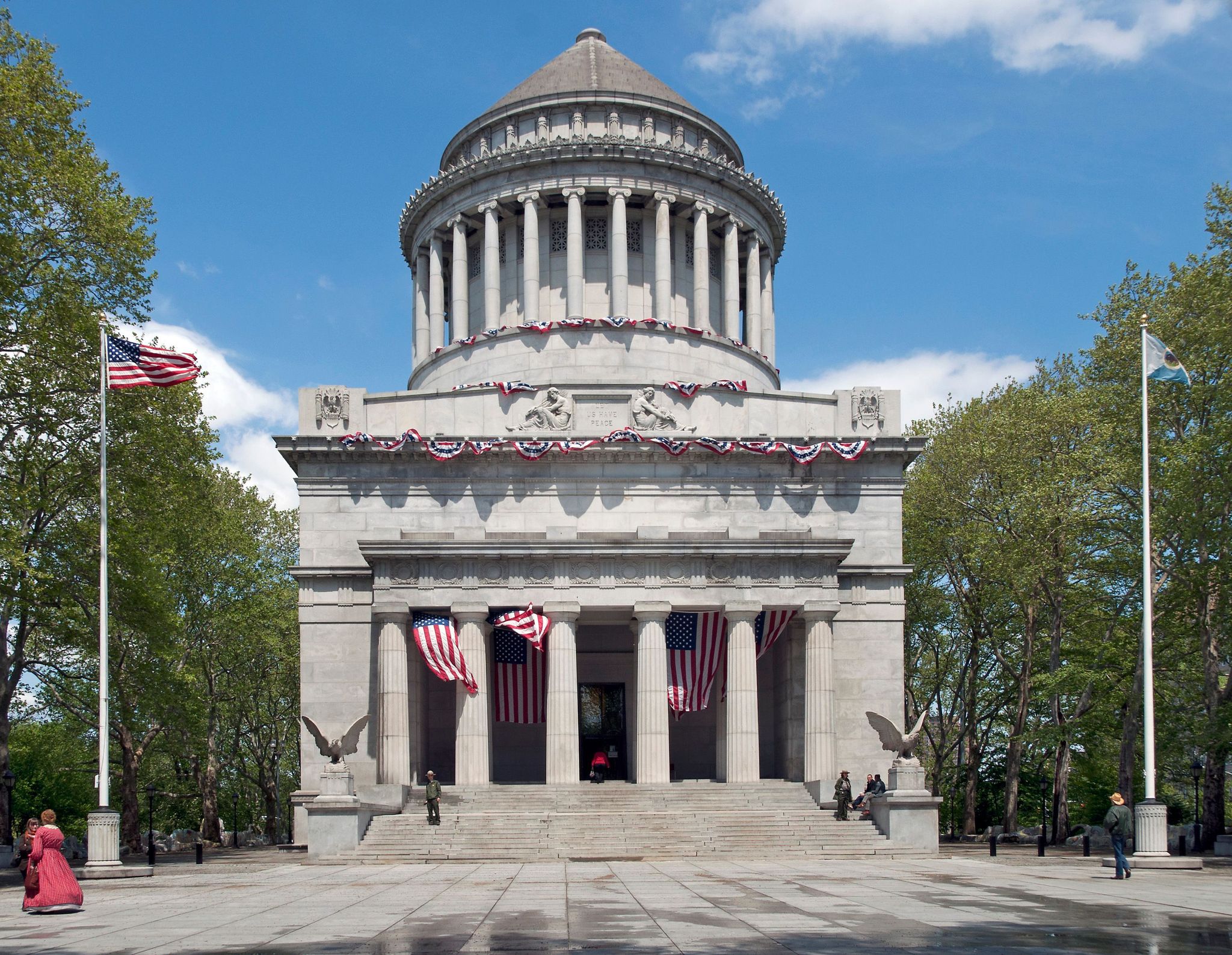 The Mausoleum is the final resting place for Ulysses S Grant and his wife Julia D. Grant.