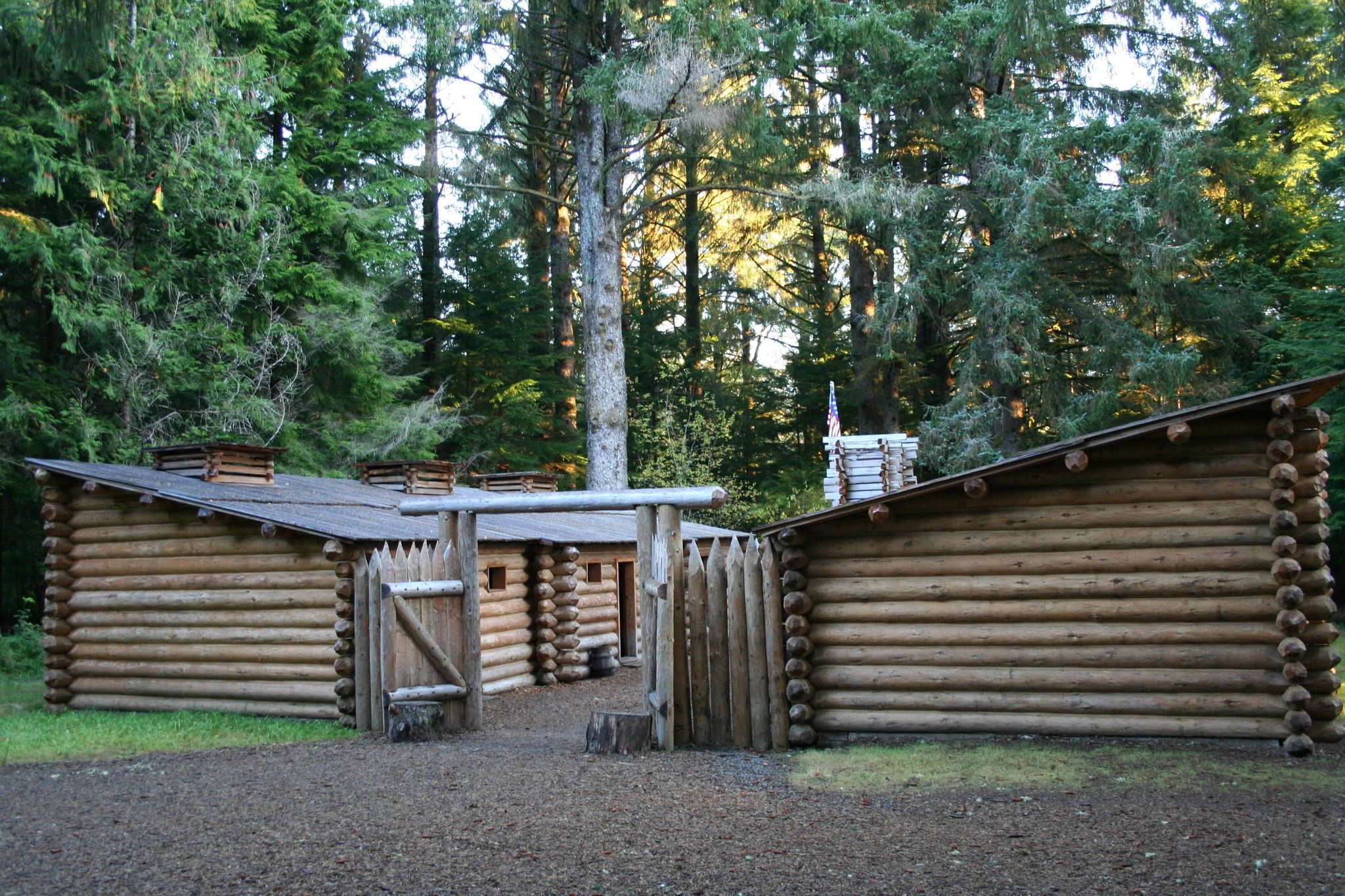 The second replica of Fort Clatsop is the main attraction at Lewis and Clark National Historical Park