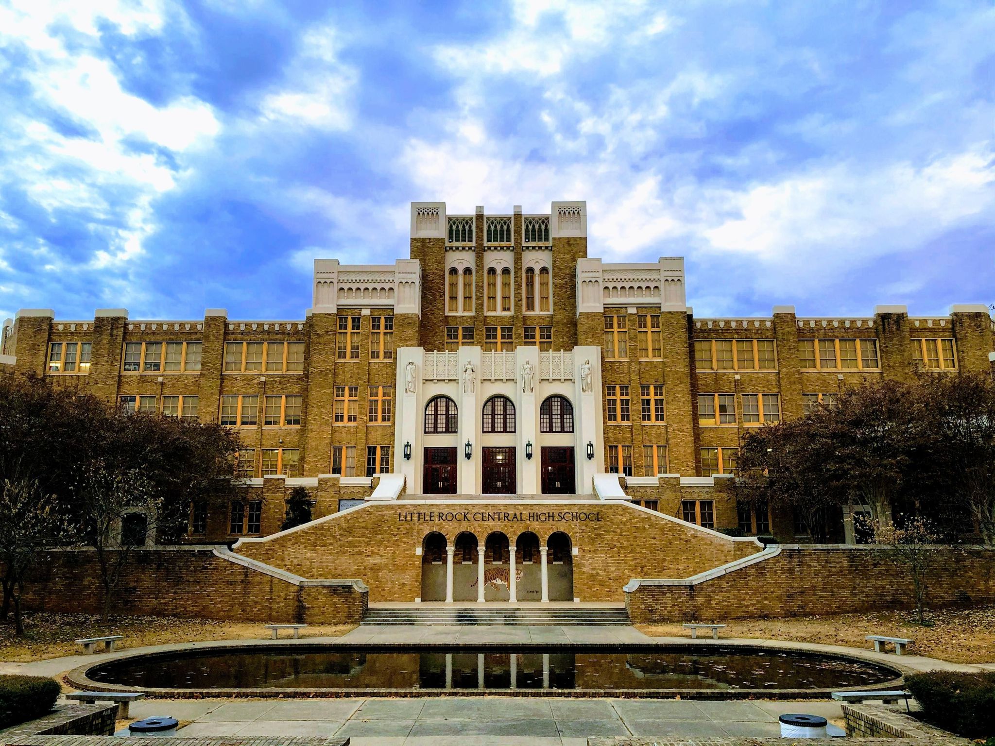 Little Rock Central High School has been a public school since opening in 1927.