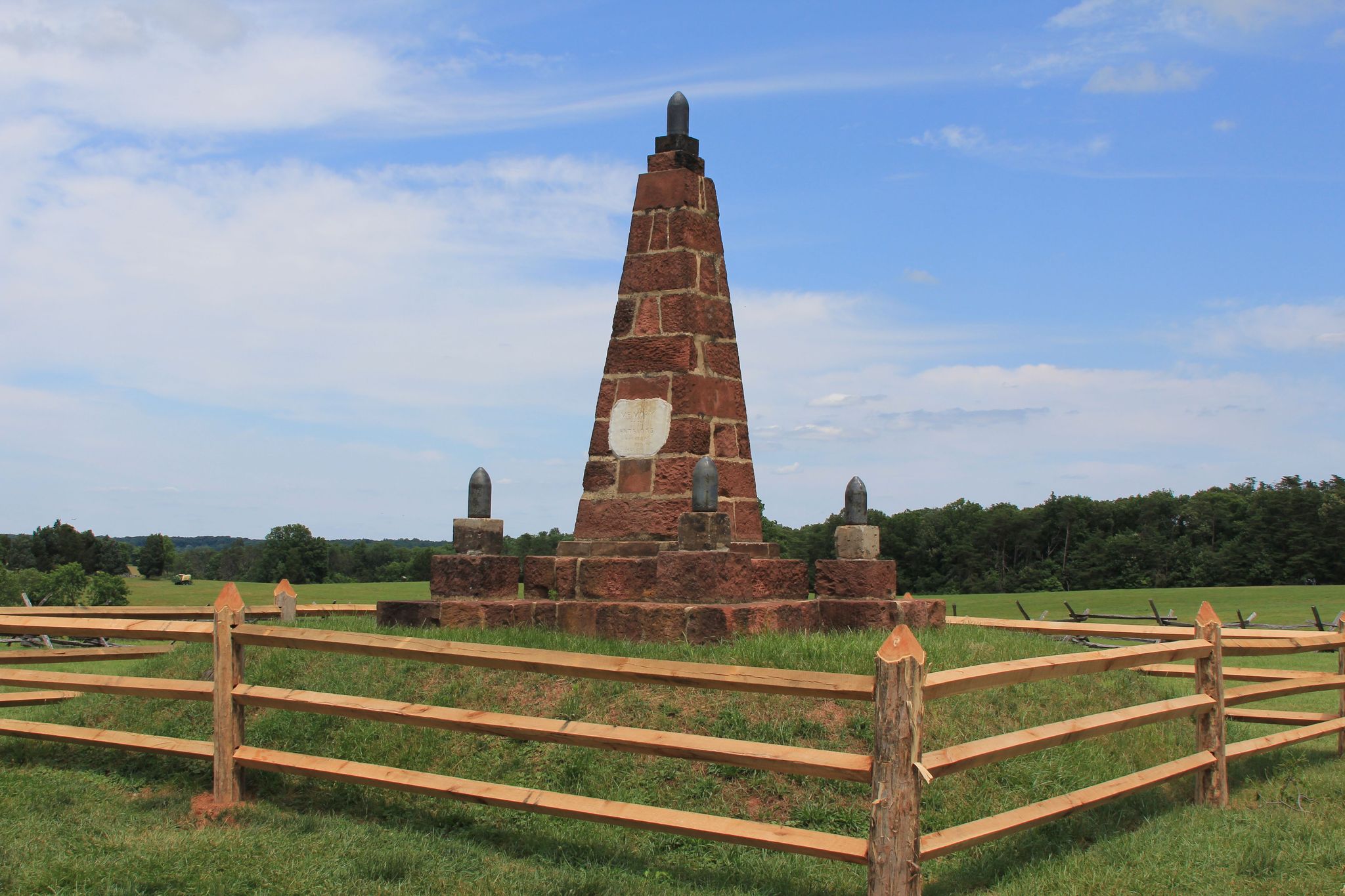 The Bull Run Monument on Henry Hill is among the nation's earliest Civil War monuments.